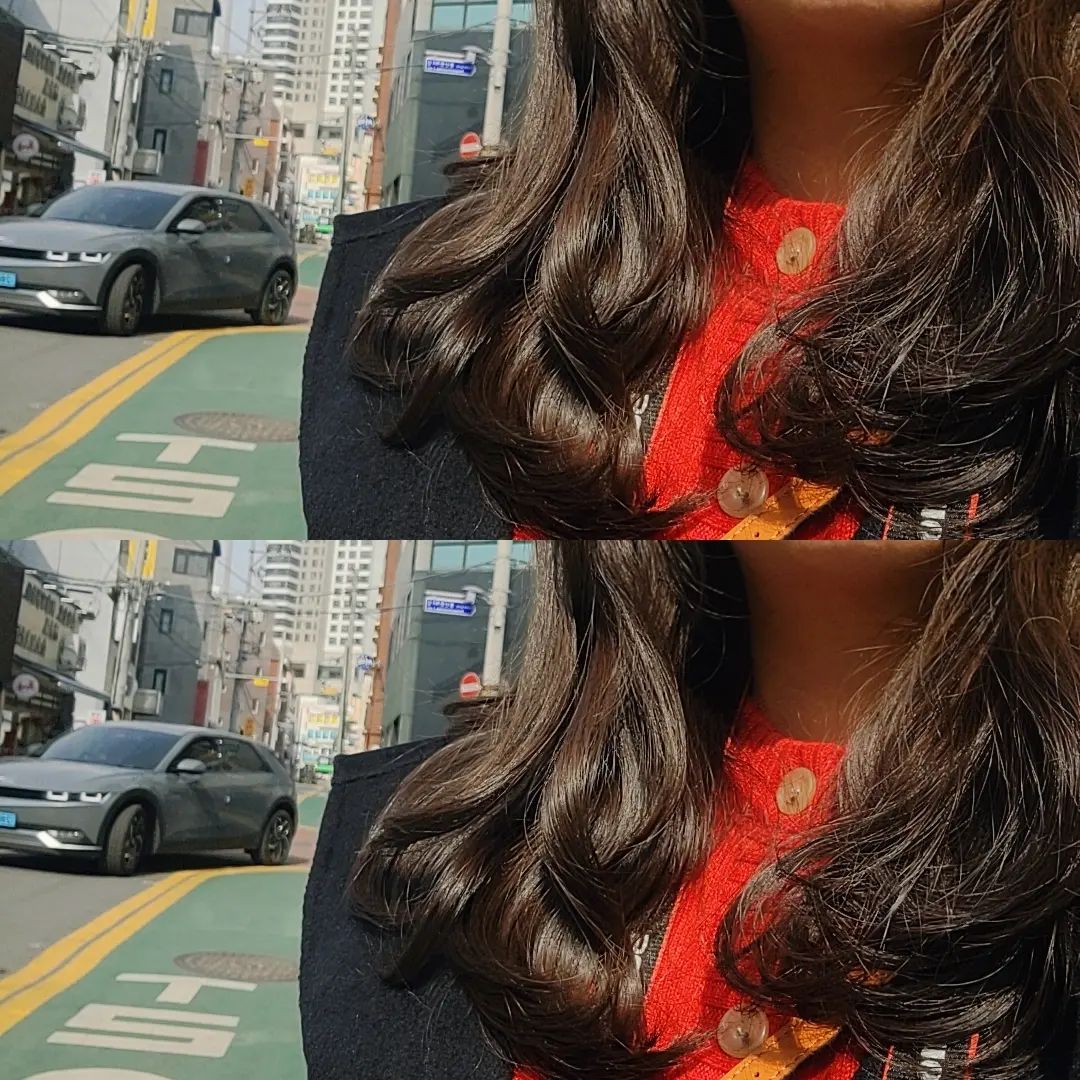 💇‍♀️쿠잉헤어_반월당점

1호점,2호점에 이어 3호점까지 오픈하신 원장님✨️
지저분하고 산발이였던 얼룩진 머리를 예쁘게 염색해서
톤도 맞춰주시고 머릿결도 되살려주신 고마운분🫶

염색하고나니 훨씬 차분하고 깔끔하죵.

매일 거울을 봐도 앞,옆머리만 보니 뒷머리를 못봤는데
염색전 뒷머리 사진을 보니 할말이 없네....💆‍♀️

꼼꼼하고 섬세한 손길로 예쁘게 염색해주셔서 감사합니다.

쿠잉헤어 반월당점은 22시까지 영업하기때문에
퇴근하고 여유있게 머리할 수 있는곳이에요👀
네이버예약 필수!!🤍
미용실을 지키는 귀여운 멍뭉이도 있답니다🐶
사람을 어찌나좋아하던지 넘 귀여워용.

✔️중구 명륜로 23길 45 1층(대구초등학교와 대구제일중학교 중간)
✔️매주 수요일 정기휴무
✔️목~화 10:00 ~ 22:00 
✔️가게 앞 주차가능
✔️네이버 예약가능

#반월당미용실 #쿠잉헤어 #쿠잉헤어반월당점 #염색 #염색잘하는곳