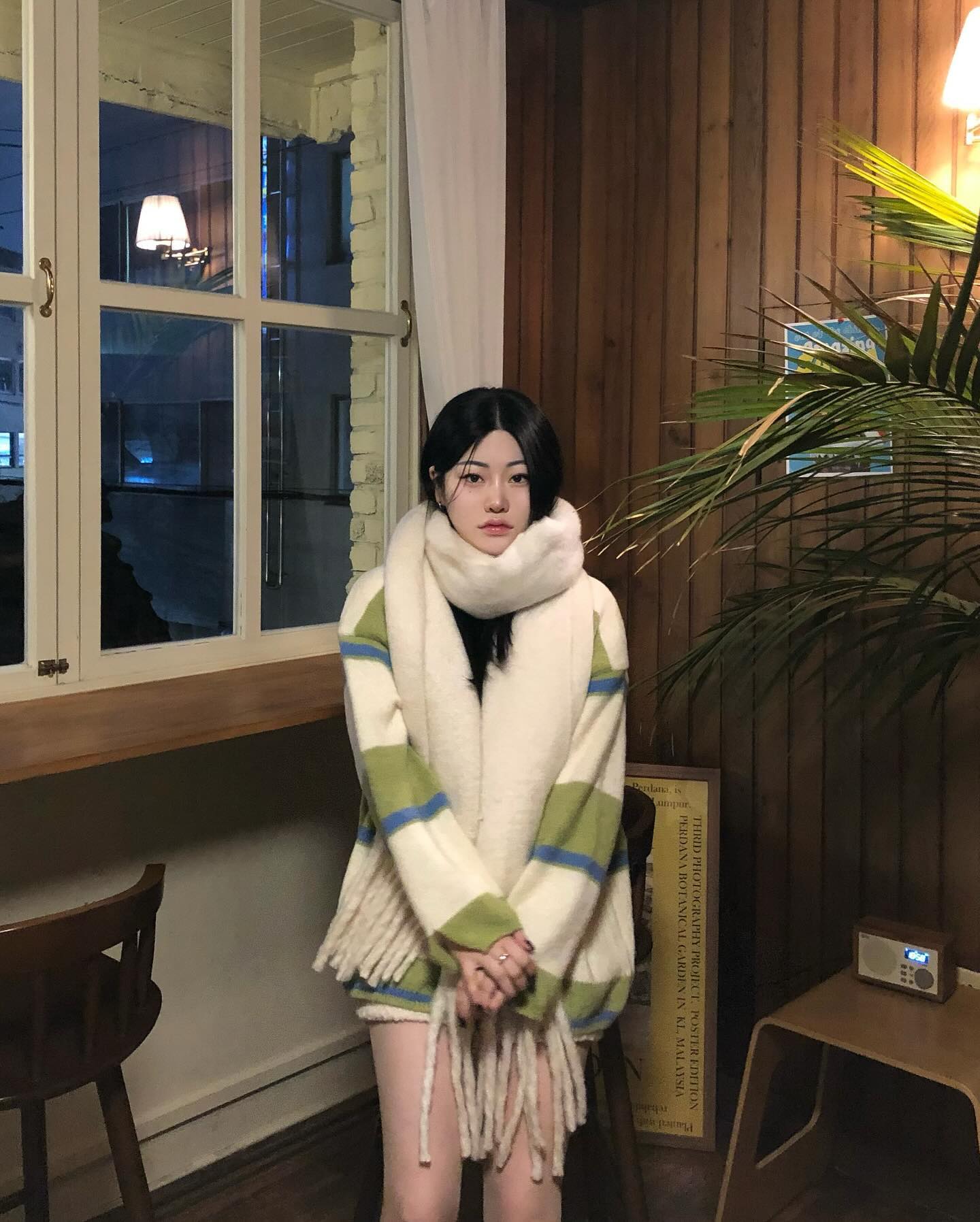 눈 올 땐 목도리 꺼내기➰