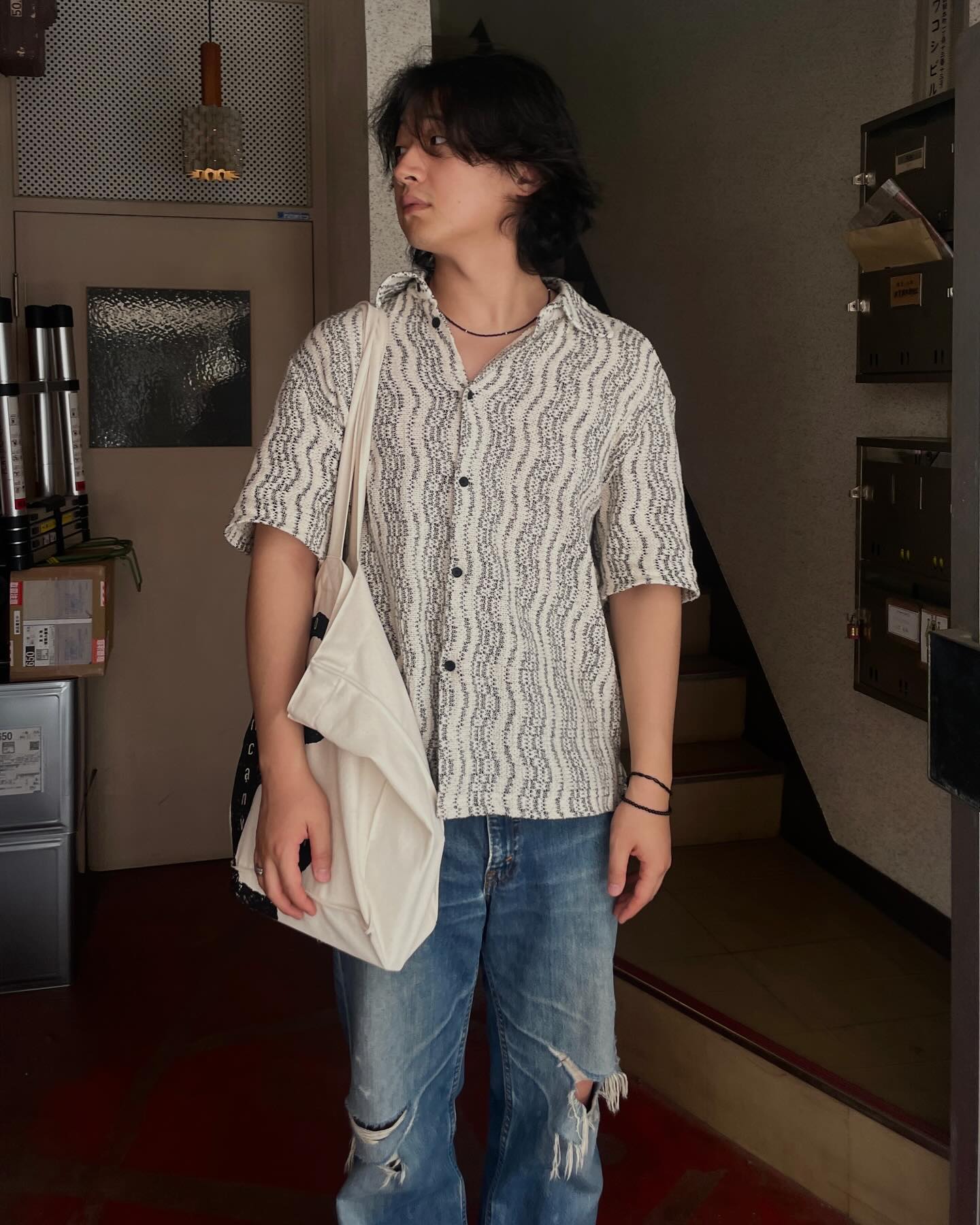 88curate  #totebag

의도치 않게 일주일이나 연장된 오사카 일정,
얼마전 구매한 88curate의 넓직한 토트백 덕분에 らくです~