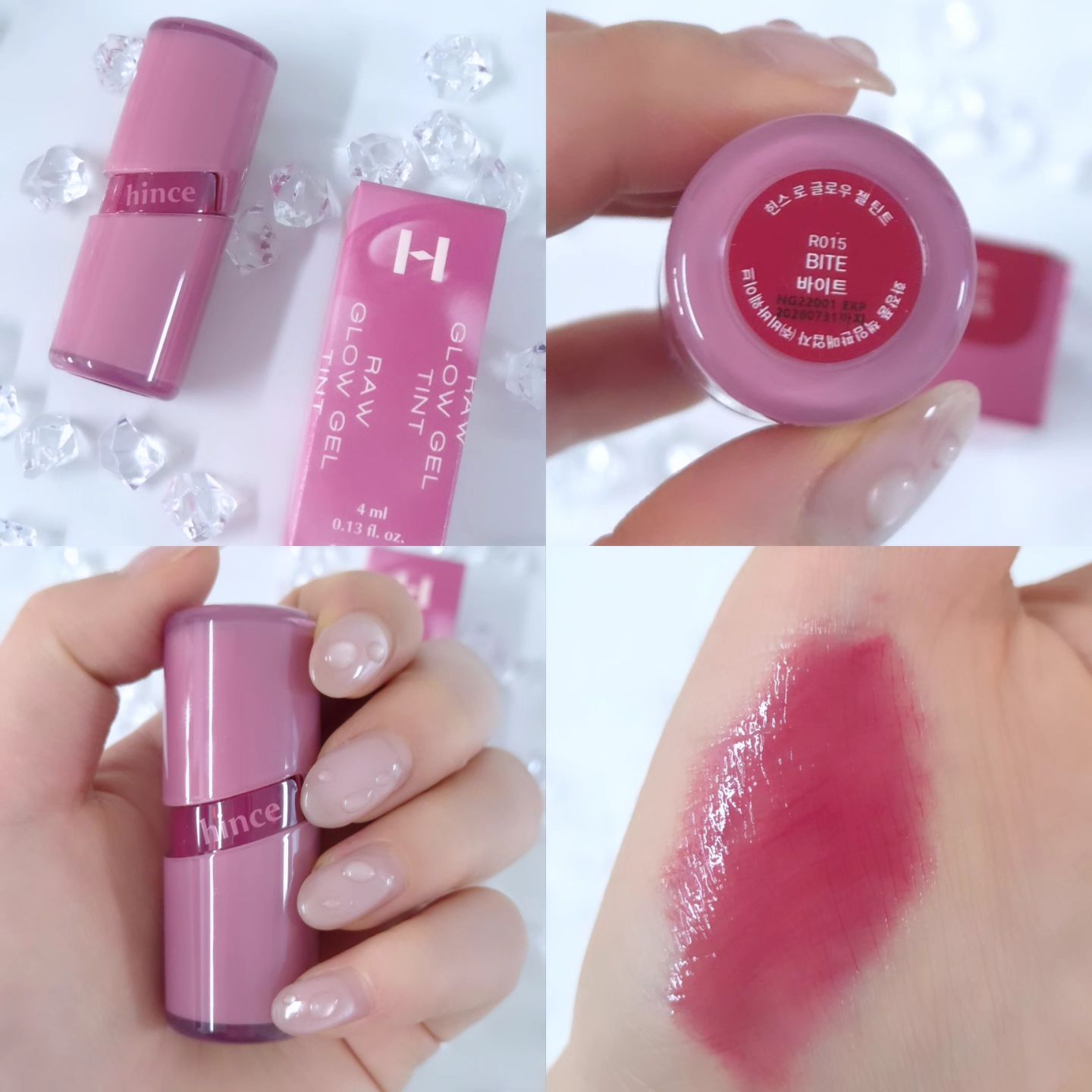 #광고 hince_official

힌스 로 글로우 젤 틴트
4ml / 17,000원

🍒외관
제 기준 지금까지 본 틴트 중에 역대급으로 예쁜 디자인이에요! 근데 뚜껑 디자인이 사선이라 제대로 닫았는지 확인해야할 것 같아요 ㅋㅋㅋ😆
길이가 많이 길지 않아서 파우치에 들고다니기도 좋은 사이즈에요👍

🍒제형&향&지속력
너무 두껍게 발리지않는 은은한 광택감을 가진 제형이에요! 향은 복숭아 아이스티향이랍니다🍑
바르고 시간이 조금 지나면 얇은 물막광택이 생기는데 그래서 묻어남도 별로 없어요! 본컬러 그대로 착색되어서 지속력도 좋은 편입니다✨️

🍒컬러
제가 써본 R015는 흔한 체리레드 컬러로 보이지만 명도가 한단계 낮은 느낌이라 가을에 어울리는 분위기있는 컬러에요!
바를수록 컬러가 쌓여서 딥해지니 참고하세요‼️
홈페이지에는 플럼빛 도는 쿨리쉬 레드라고 나와있는데 제 입술에서는 생각보다 미지근하게 올라왔어요! 레드 잘받는 웜톤분들도 쓸 수 있을 것 같아요❣️

🍒총평
디자인이 예쁘고 지속력 좋은 가을 레드립🍂

glowpick_official #글로우픽체험단 #글로리그램 #힌스 #청량광틴트 #로크러쉬컬렉션 #힌스틴트 #로글로우젤틴트 #레드립 #가을레드립 #체리레드립 #가을틴트 #신상틴트 #신상화장품 #힌스틴트