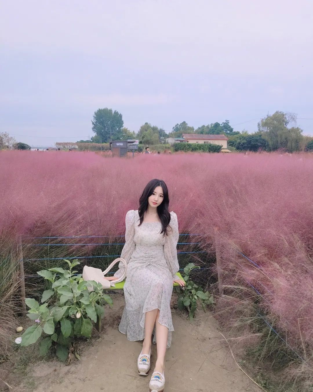 #가을원피스 #핑크뮬리