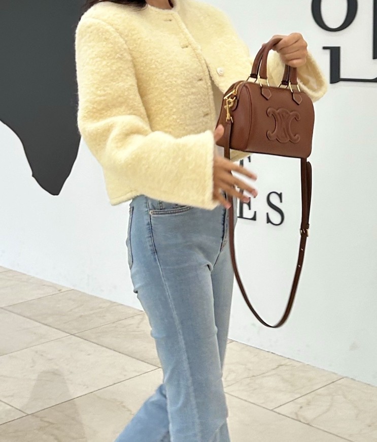 [후쿠오카 한큐백화점] 셀린느 퀴르 트리옹프 스몰 보스턴백/일본에서 100만원 저렴하게 구매한 후기