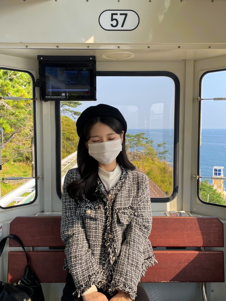 부산 해운대 블루라인파크 미포 정거장 스카이캡슐 탑승 후기