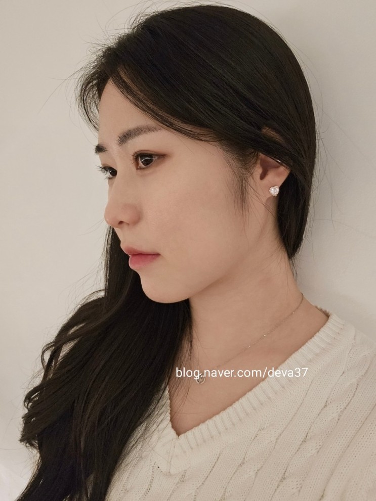 [라비엔토] 은은하고 여리여리한 큐빅 실버 귀걸이✨️ | 여자귀걸이추천