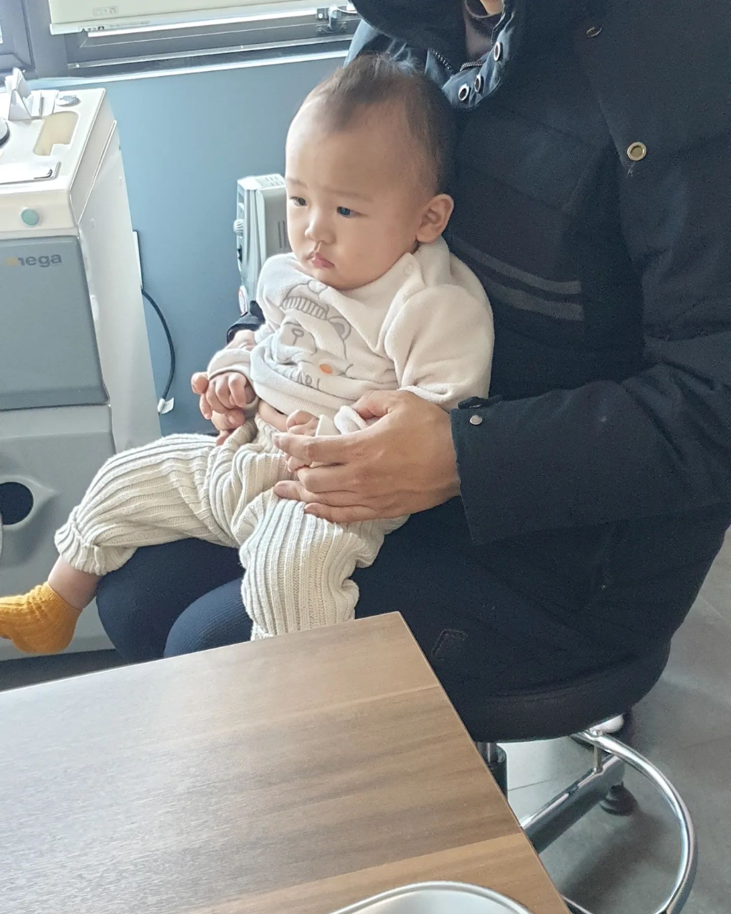 공포의 접종시간💉💉
울애기..며칠있음 또 접종하러가야되는데 우째🥲

#접종싫어💦#울음보터짐😭