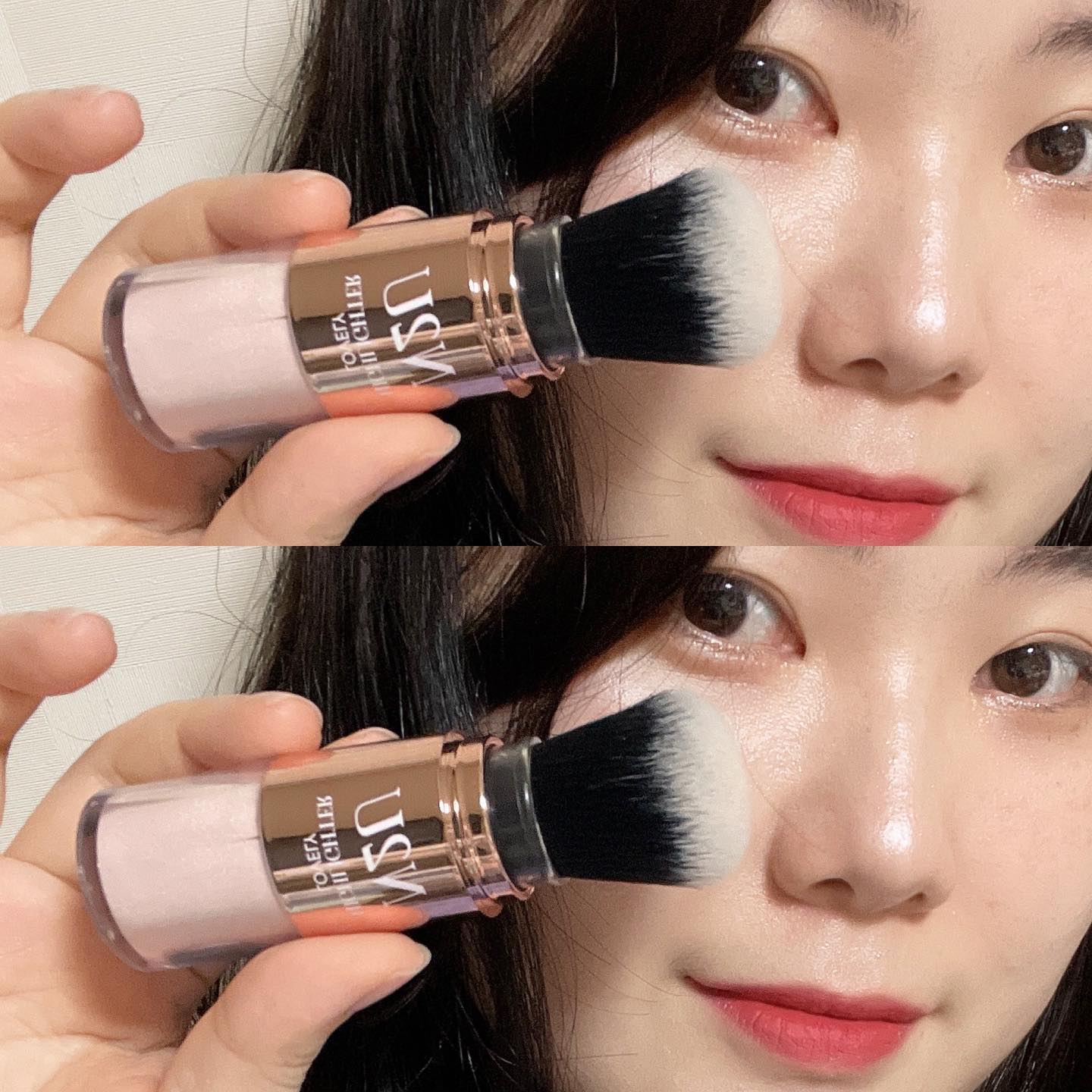 #제품제공 #파룸체험단
#앤투유 n2u.official
-
휴대가 간편한 앤투유
#하이라이터 를 사용해봤습니당!
브러쉬와 하이라이터가 일체형으로
되어있는 제품이라 활용도가 높은
제품이에요!
-
여름이라 수정화장도 자주하게
되는데 하이라이터까지 챙겨다닌다면
짐인데, 브러쉬가 일체형으로!
고급 인조모가 피부에 부드럽게~
게다가 고운 펄감이 정말 고급스러운
피부표현에 도움을 주더라구요!
나시입을때 어깨라인에도 사용해주면
좋을 것 같아요😁
-
피부가 편안한 비건포뮬러로
안심하고 사용 가능합니당!
다음에 매트 파우더도 구매해서
꼭 사용해봐야겠어요~
-
-
#비건 #코스메틱 #브러쉬파우더
#브러쉬픽서 #네츄럴메이크업 
#피니싱메이크업 #친환경제품
#비건브러쉬 #비건포뮬러하이라이터