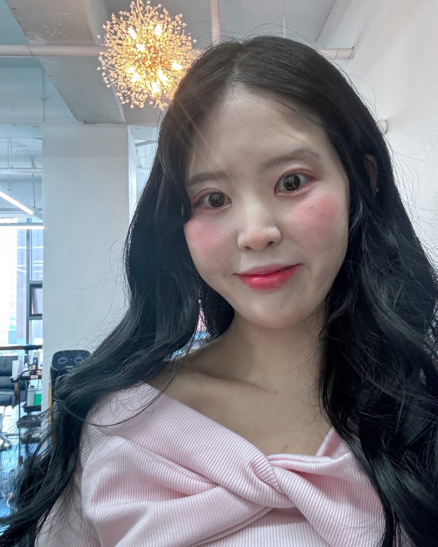 머리스타일 맘에 들어 오빠 고마워 ♥️