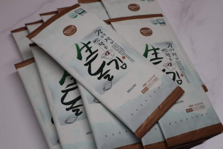 장에 찍어 먹는 맛있는 생돌김, 바다소리 곱창김