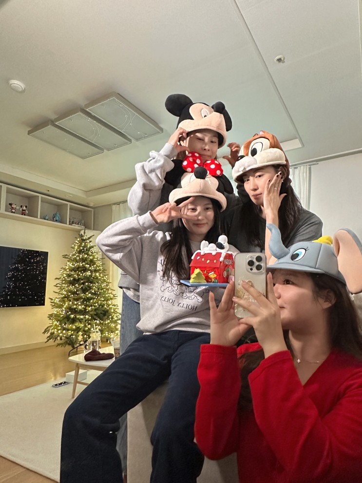 [일기]생일파티&크리스마스 파티 집꾸미기 트리 케이크 🎄 22년12월17일 (날씨:추움☃)