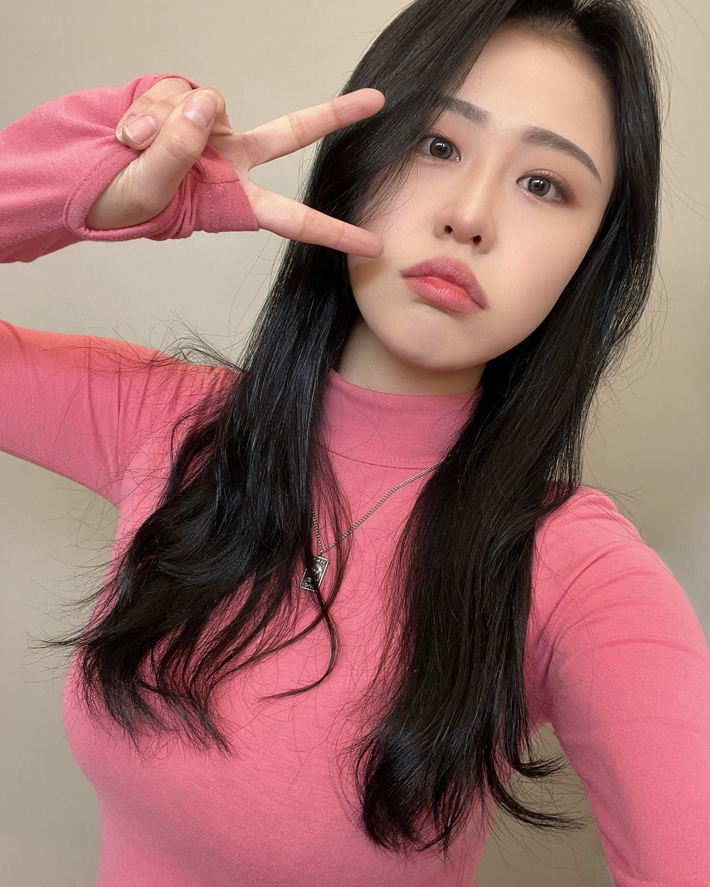화장 사기술 분홍 쏘세지 ✌🏻