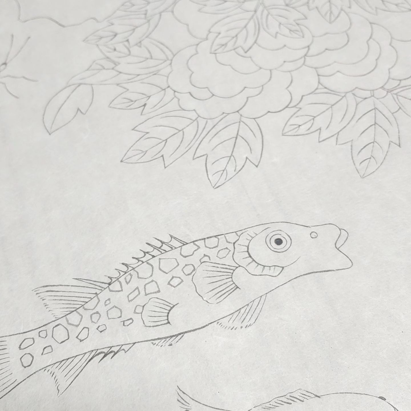 곧 채색 준비

#그림 #취미미술  #어해도