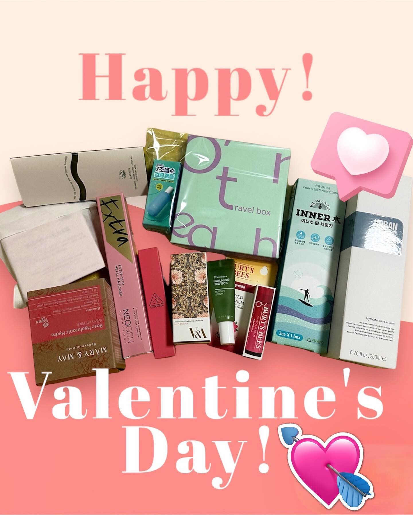 allurekorea 에서 발렌타인 선물 한가득🎁💝
선물 한가득 받으니 너무 행복합니당❤️

#협찬 #얼루어발렌타인박스 #얼루어 #네오젠 #달바 #루미노베이션 #리더스코스메틱 #마리엔메이 #버츠비 #세이브 #스킨1004 #슬로우허밍 #어반트라이브 #오어스 #이너수 #폴앤조보떼 #3CE #CNP #V&A