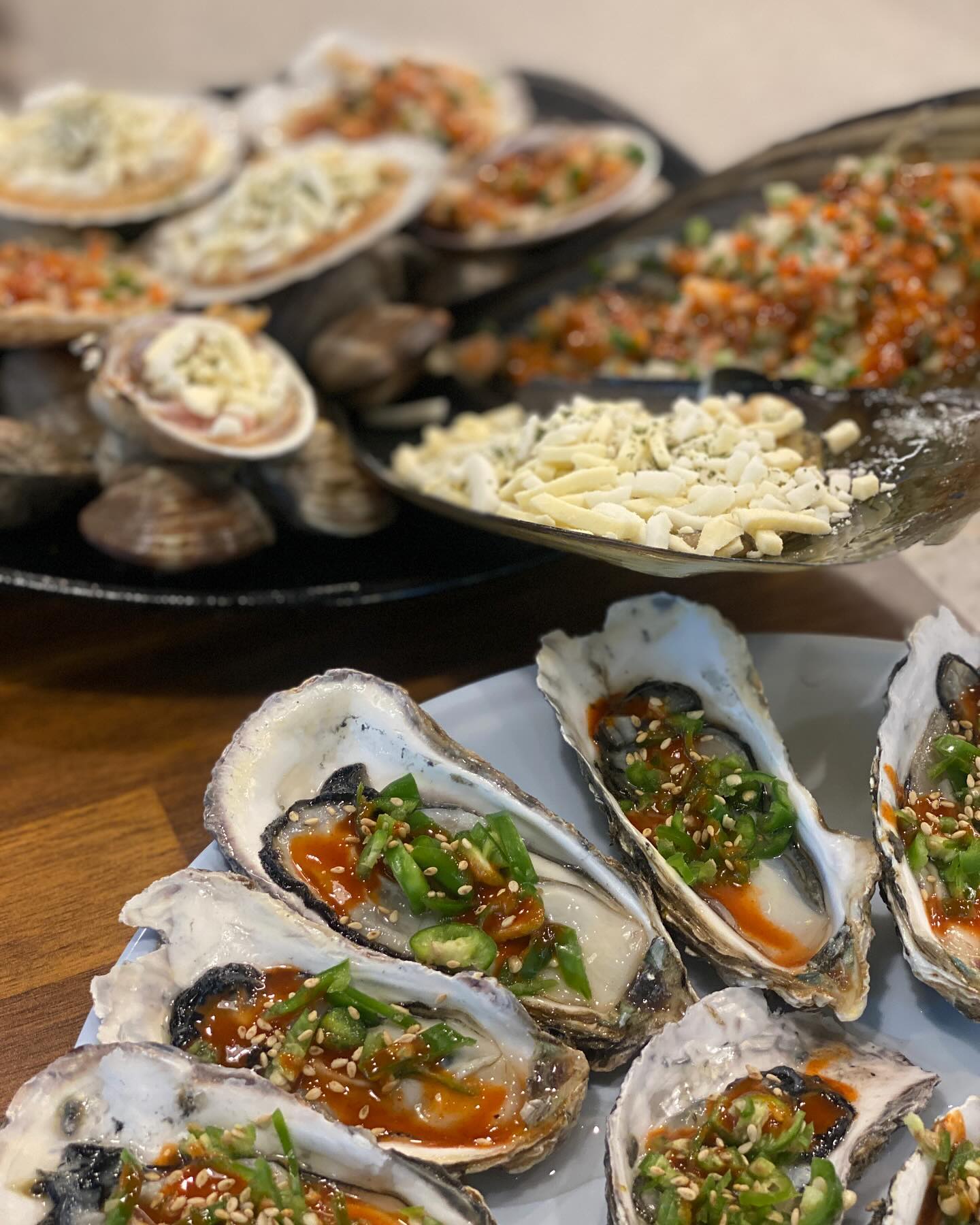 태안 신두리식당

위치 : 충청남도 태안군 원북면 신두리 727
☎️ 0507-1317-6972
영업시간: open 09:00 - close 21:00
연중무휴
주차 : 건물 주차장 이용

조개구이 소 50,000
석화회 20,000
바지락칼국수 9,000

#태안신두리해안사구 #조개구이맛집 #석화회 #바지락칼국수 #신두리식당