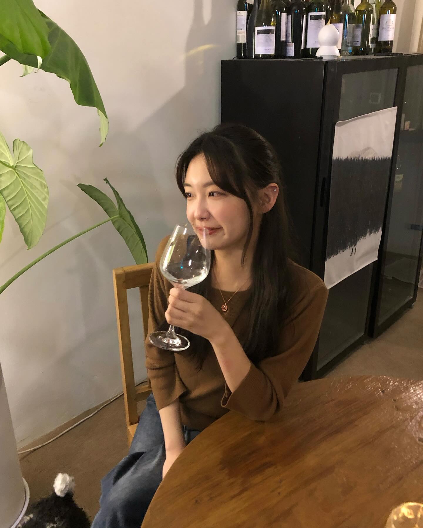 요즘은 예쁜 와인바 가는게 넘 좋다!! 요기는 내가 젤 좋아하는 연남동 ෆ 
근데 마무리는 늘 소주와 준코임.. ;; ㅎㅎ