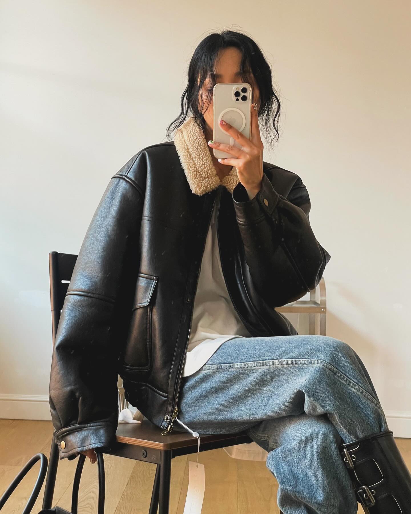예쁜 무스탕🫶🏾