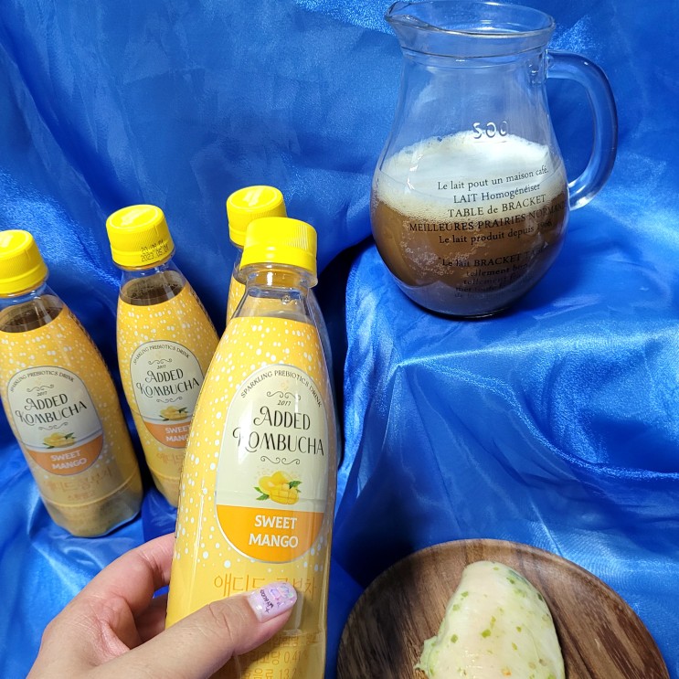 애디드 콤부차 스파클링 스윗망고) 탄산음료로 맛있게 다이어트 시작!