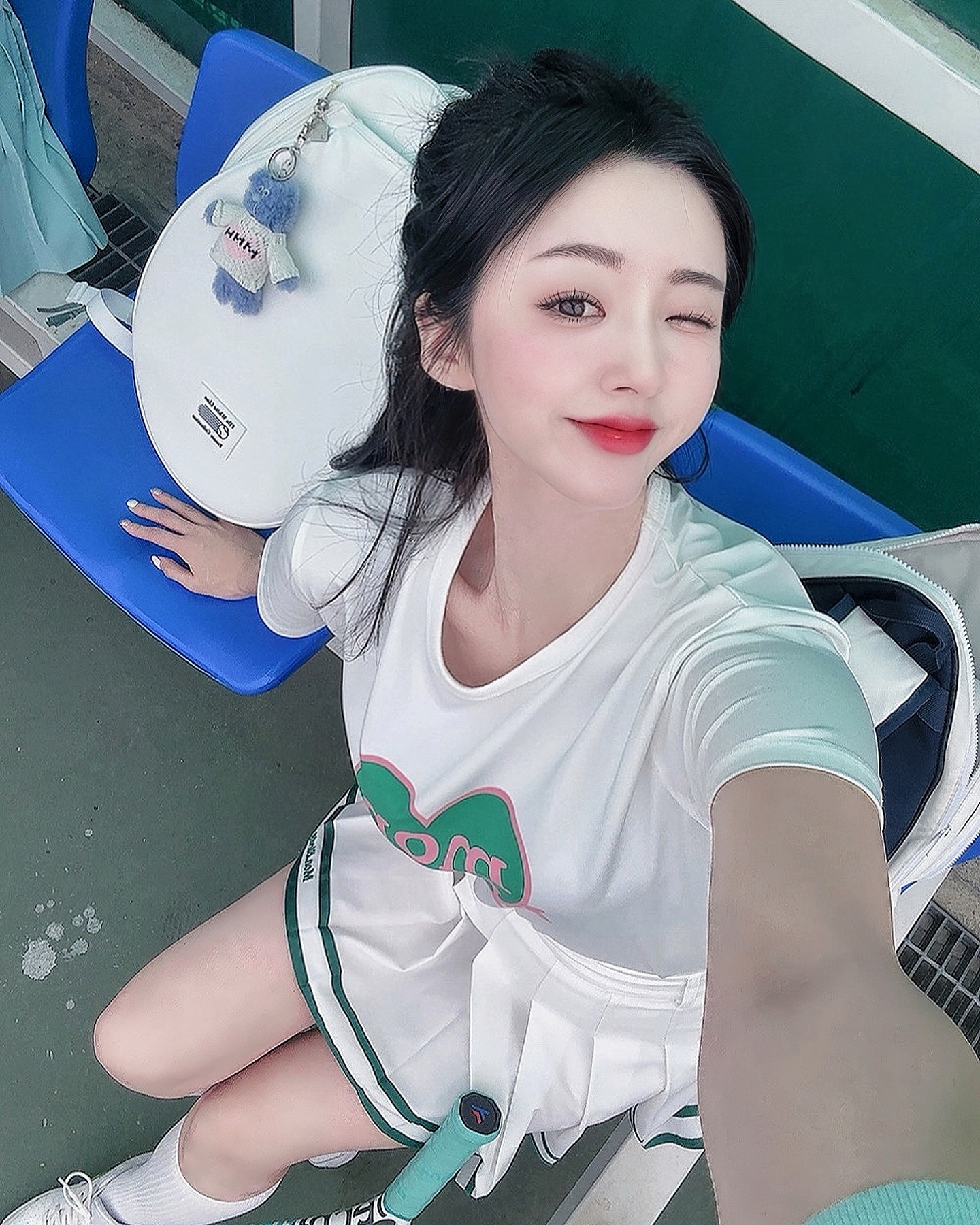 모르고 삭제해서 다시 올리는 사진
#테린이 #테니스웨어 #테니스타그램🎾