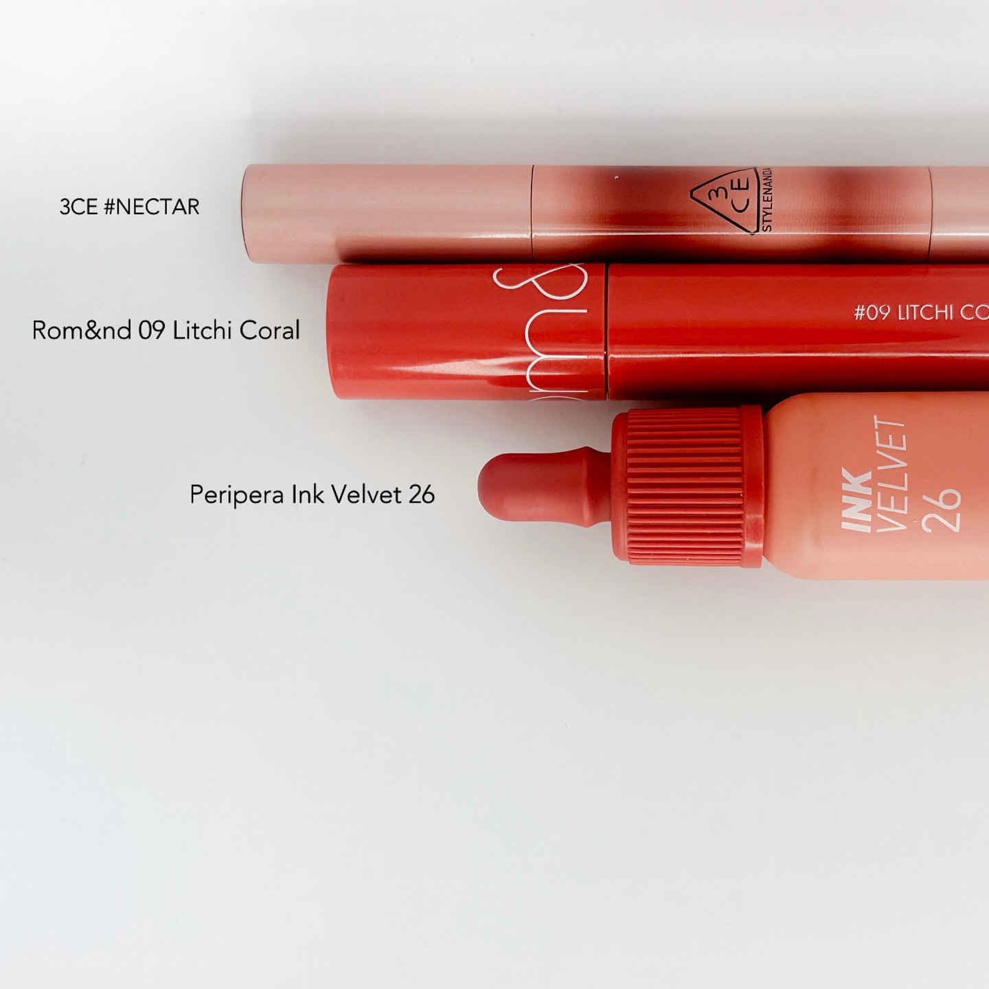 My Daily Lipsticks these days✨💖🎀💄 

#롬앤 #페리페라 #3ce #틴트 #틴트추천