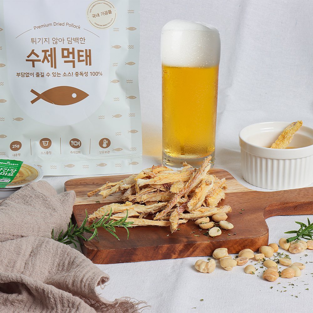 수제먹태 2차 open‼️

1차때 주문해서 드셔보셧던 고객님들 후기를 보고 구매를 안하셨던준들께서 2차도 빨리 진행해달라 하셔서 급하게‼️ 준비했습니다!!

수제나라는 원래 ”먹태나라“ 였지만
최근 리뉴얼 되면서 좋은 원물사용,
생산공정을 한가지 추가하면서 이름이 바뀌었어요!!

다이어트 하시는 분들께도 적합한 안주‼️

1세트 - 5봉지

2세트 - 10봉지

3세트 - 15봉지

한봉지당 소스 하나씩 같이 나갑니다♥️

구매를 원하시면 프로필링크 타고가셔서 주문하시면되고,

DM보내주시면 누락없게 안전히 배송처리 도와드리겠습니다🤭🤭