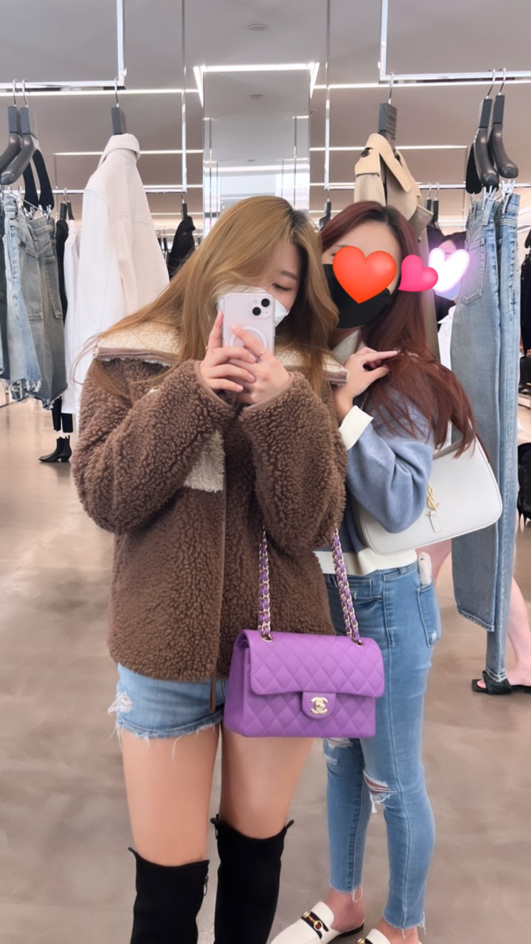 샤넬 램스킨 클래식 더블 플랩 스몰 - 퍼플 💜 장단점!