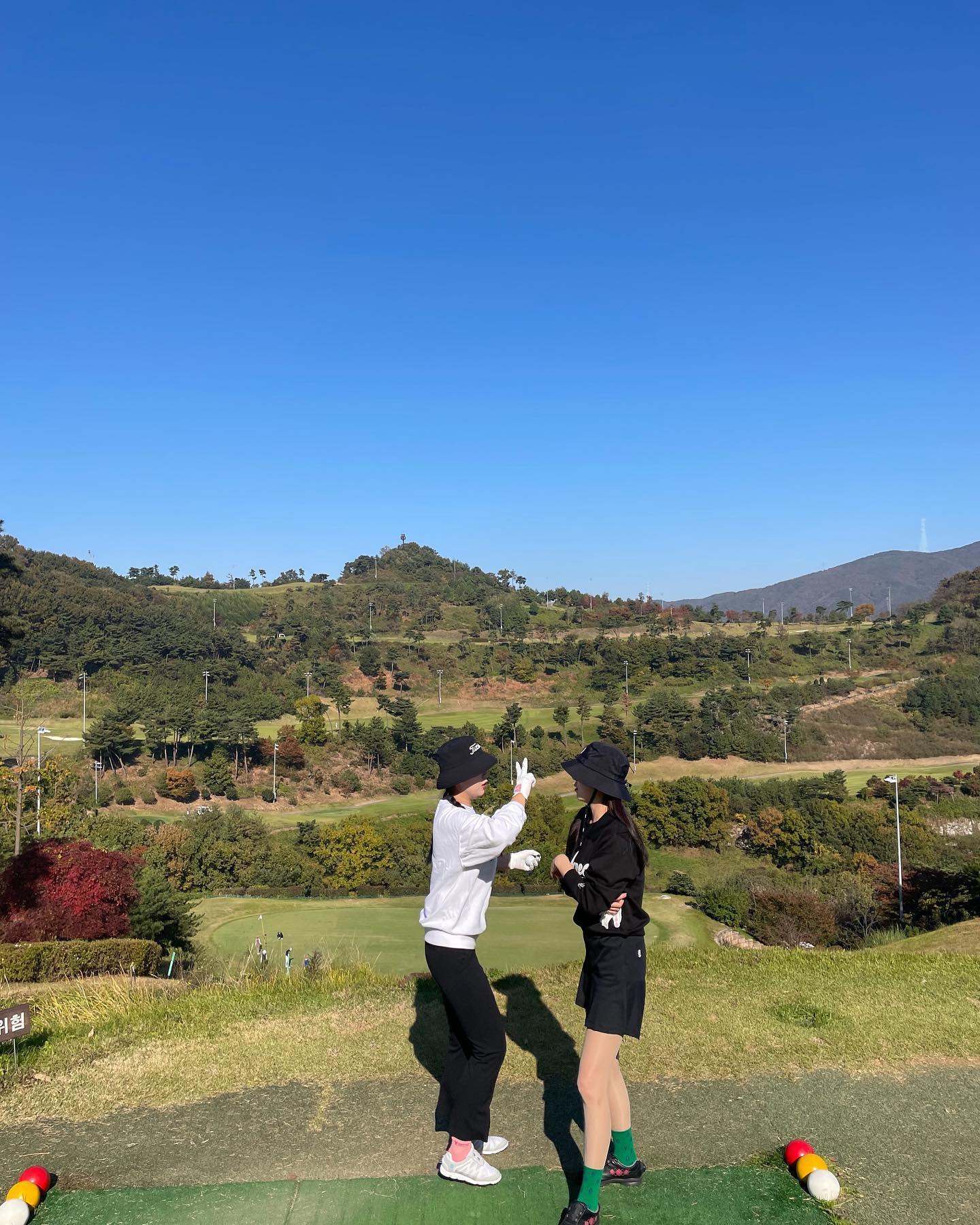 가을맞이 가족 라운딩🏌🏻‍♀️🫶🏻🏌🏿✨⛳️🤍