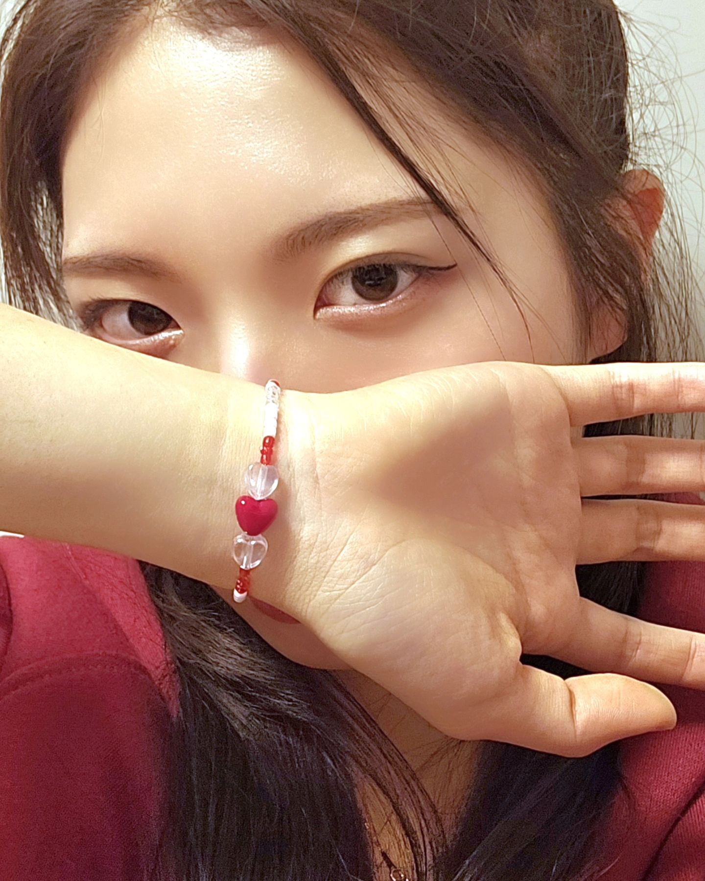 비즈팔찌 너무 맘에든다!🍓고마워요! 비즈니랜드🏰✨️