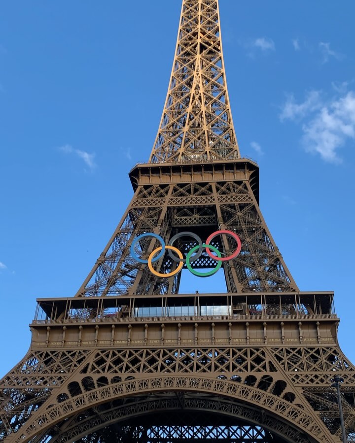 오륜기 달린 에펠탑을 보다니 .. 내인생 완전 럭키비키잖아 .. 🇫🇷💓🫶🏻