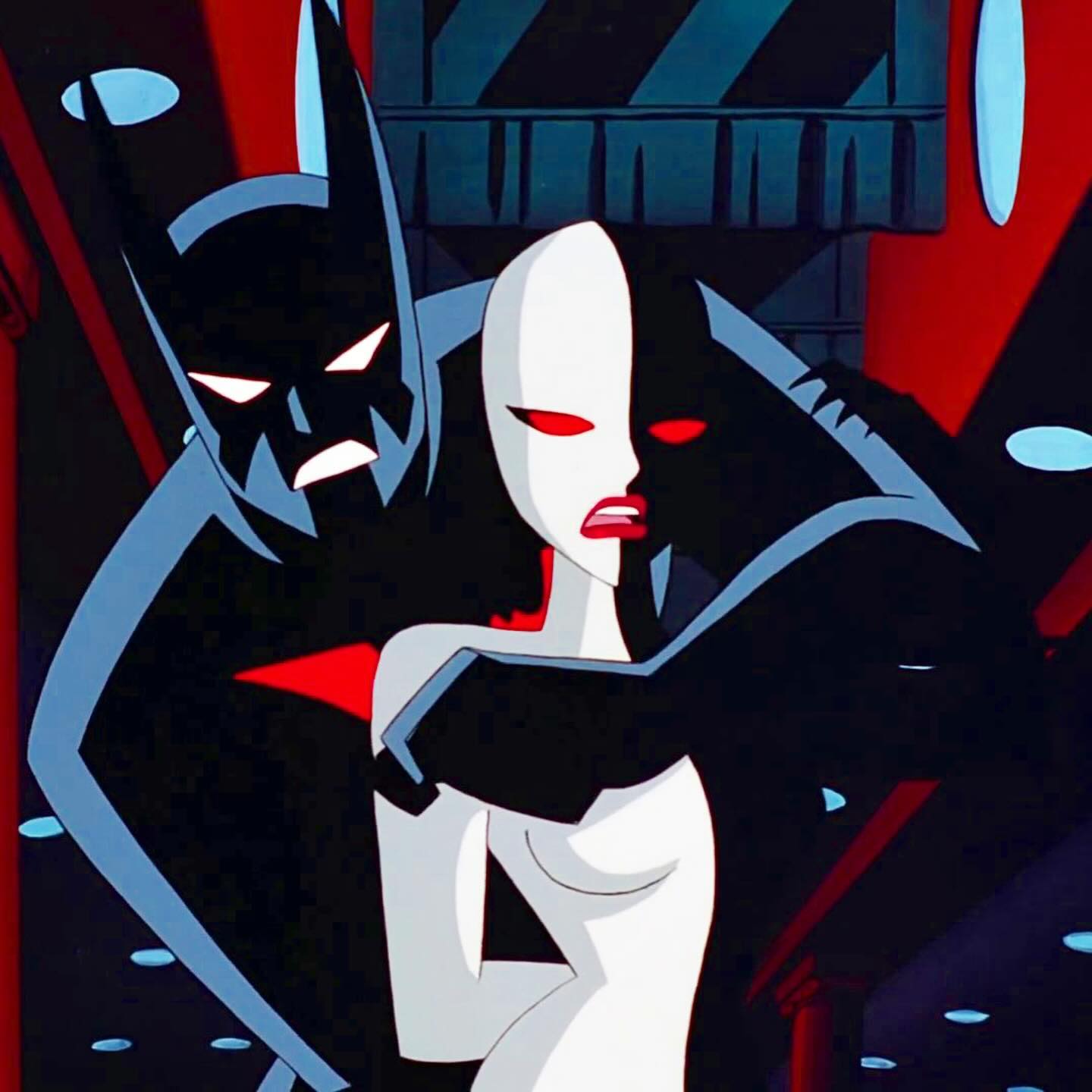 if u were my lover we would recreate this 🤌 (i have been obsessed with these 2 for far too long im practically their child and used my teenie tiny remaining 2 and a half brain cells to accumulate the lore behind cartoon characters and their cjsjdjkdkf love interests and i live vicariously through them now 
-consuming Practical Useful Knowledge boooo 🚫
-consuming Batman Beyond Knowledge yaaa 💯 👍) 
-
-

#batman #batmansavemefrommyself #batmanbeyond #idkwhoiamanymore #batmanismyhomie #mystomachhurts #feelingnostalgic