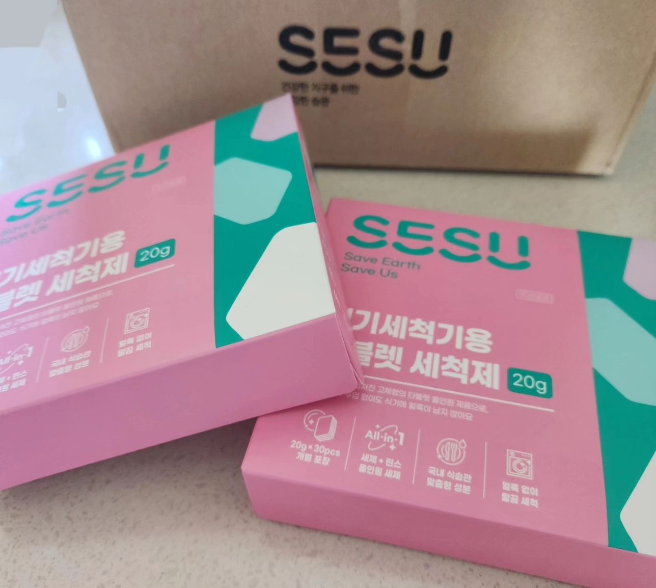 #세수식기세척기세제20g 
#세수식기세척기세제
#세수
#SESU
#에스이에스유