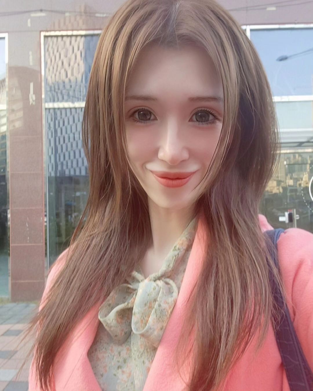 오랜만😚#모델 #염색 #가을 #influencer #방송 #bj #헤어스타일 #광고 #beautiful #modellife #beauty #actor #웨딩모델 #selca#원피스 #tiktokkorea #model #코트 #fashion #youtube #ootd #협찬문의 #makeup #casting
