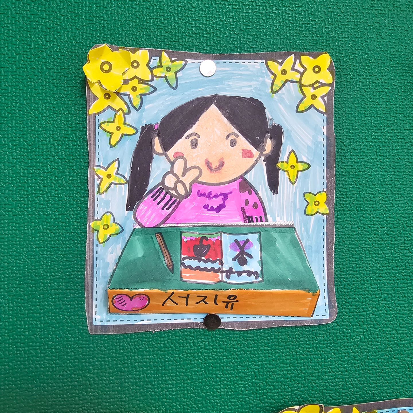 .
학부모총회겸 공개수업:)
우리딸 학교생활 잘하고있네~
지유책상에도 앉아보고 서랍과 사물함 정리도 잘되어있고ㅎㅎ
뿌듯한 엄마미소^^ 
우리지유 엄마가 늘 응원해~♡

.
.
.
#학부모총회#공개수업#강서초#1학년#학교생활
#성장기록📸#8세딸#응원해