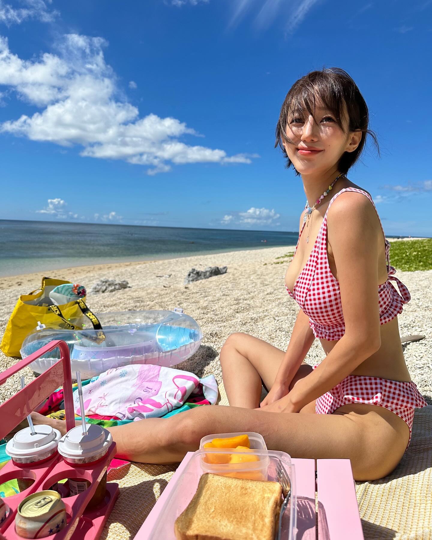 왕창 타고 있는 행복한 여름 🤍 ハッピー石垣🏖️🩵

#石垣島 #米原ビーチ #ビーチ #沖縄