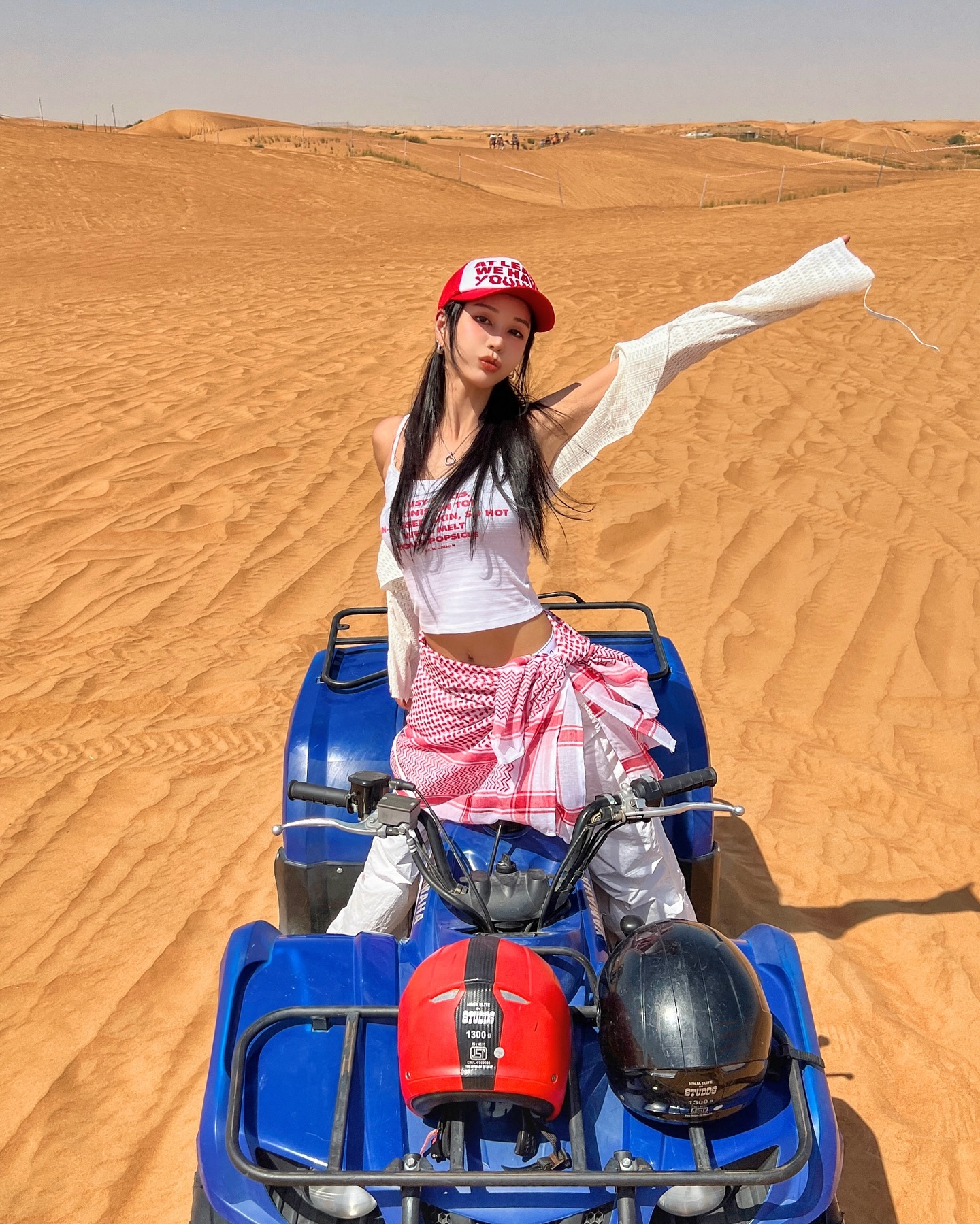 Hello Dubai~!!🐫
두바이 사막 첫 경험🧡