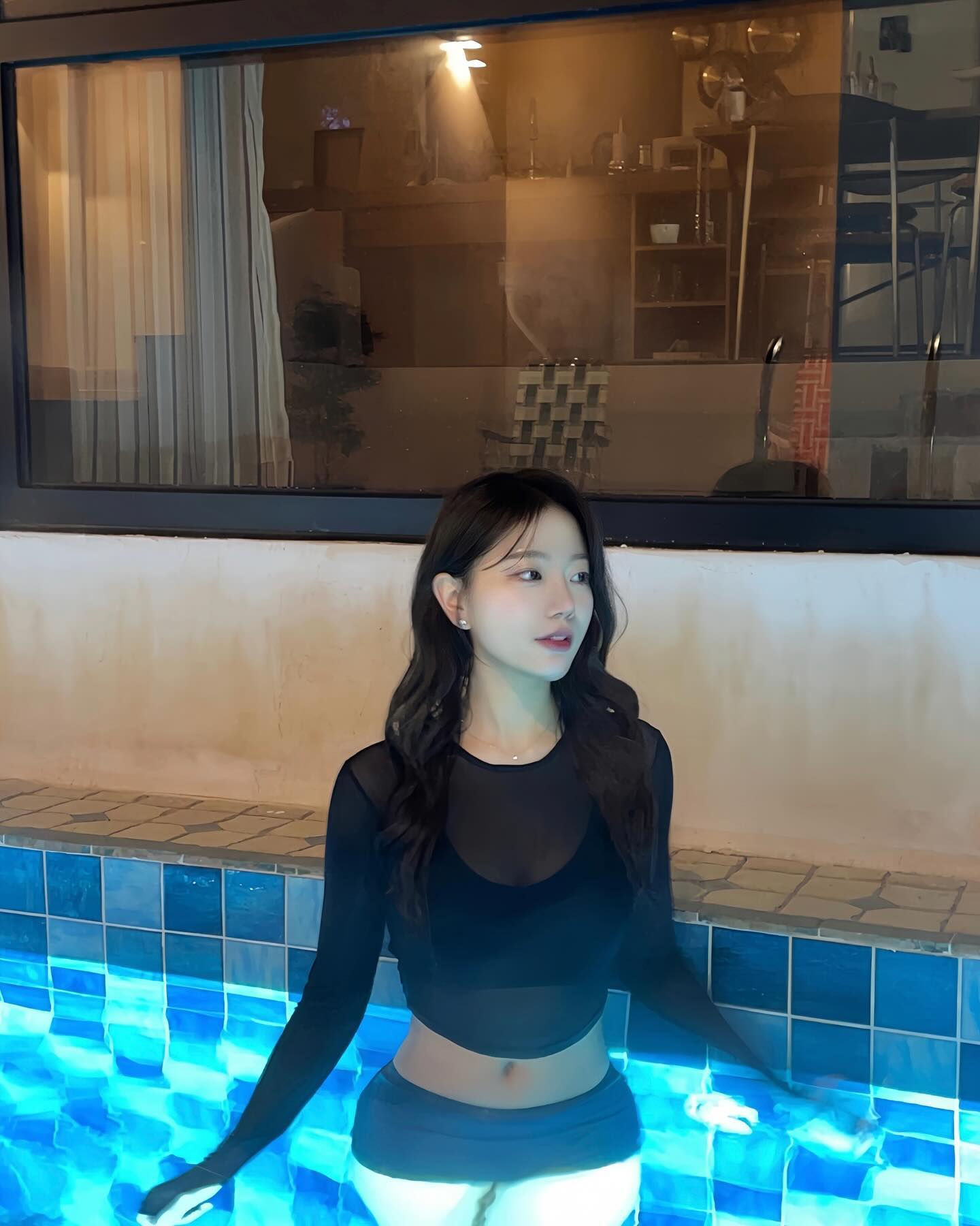 #사나레 사계절 온수풀과 자쿠지는 정말...❤️‍🔥

물놀이하고 푹 쉬었더니 얼굴 왕밤빵ㅎㅅㅎ
일어나자마자 본 눈 내린 풍경까지 완벽한 사나레❤❤

__sanare_ #숙소추천 #숙소제공