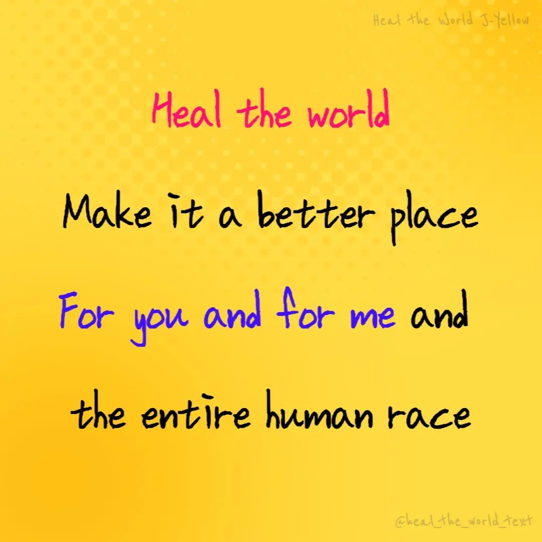 누군가의 가장 큰 꿈이었던,
이제는 모두가 함께 소망할 그 문장.

Heal the World.
(딤전2:4, 요삼1:2, 계21:4, 계22:2)

#팝의황제 #마이클잭슨 #마잭
 #힐더월드 #healtheworld 

#노래추천스타그램 #노래추천그램 #노래추천  #가사 #가사스타그램 #가사글귀 #가사캘리 #좋은말 #좋은글 #좋은생각 #좋은문구 #좋은문장 #좋은글귀 #감성글 #감성글귀 #감성문구 #글쓰기 #글쟁이 #글귀 #글스타그램 #팝송추천 #제이팝추천 #위로가되는노래 #마음이따뜻해지는