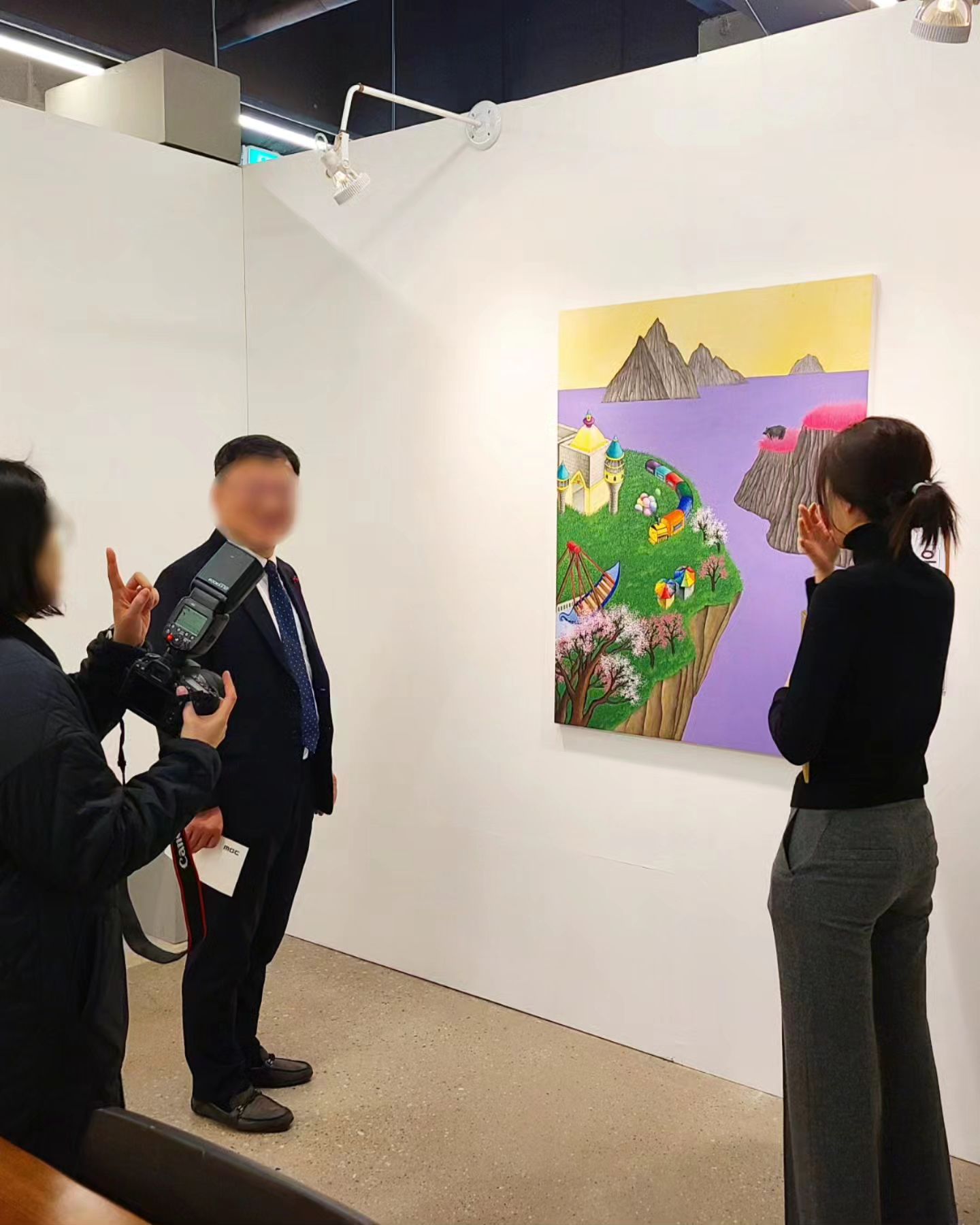 공모전에서 상받은 날🤗 
지난주부터 공주 아트스페이스에서 전시 중인데 오늘까지! 💝