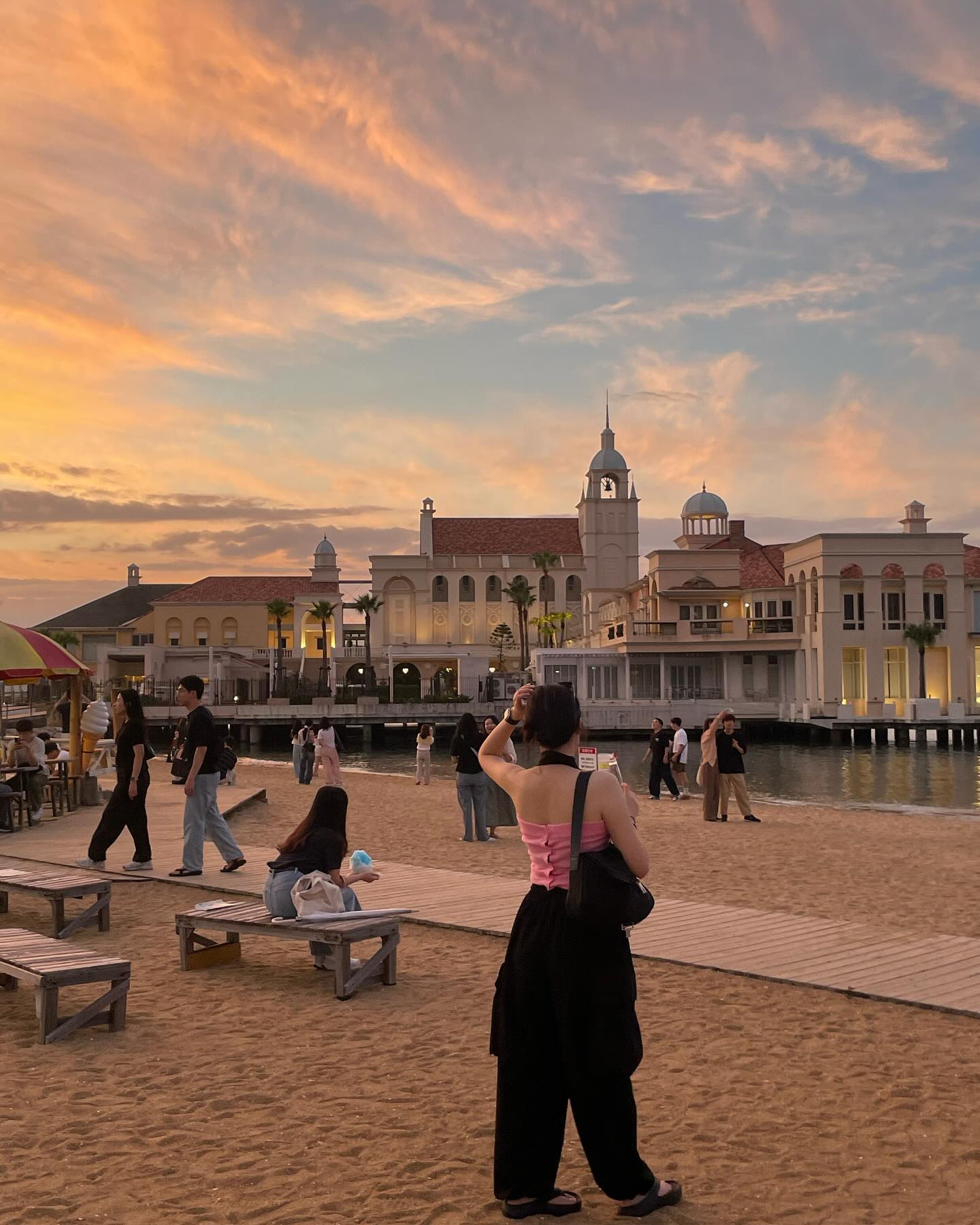 #모모치해변 가서 페기 구 노래 듣고싶걸랑 🎧❤️🌅🍹