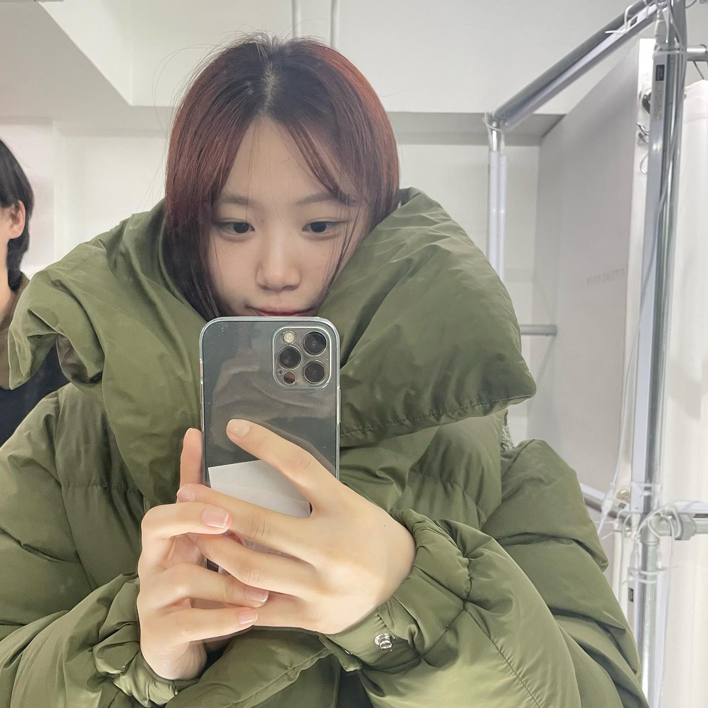 거울사진 재미따 ㅋㅋ