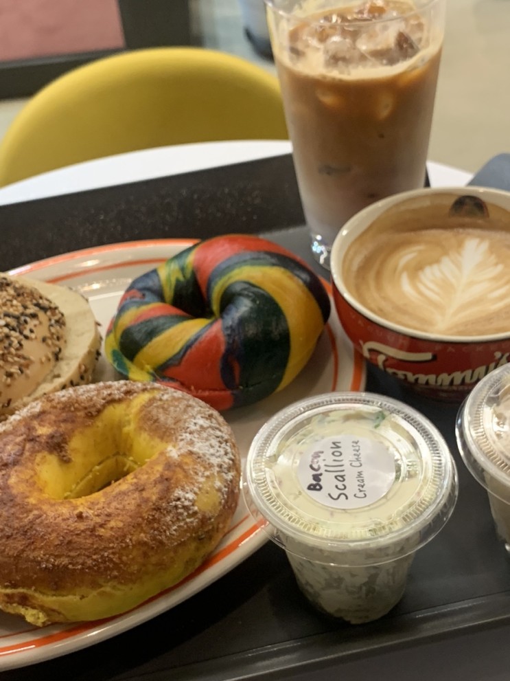 명동역카페 크림치즈 넘 맛있었던 어바웃베이글 매장 찐후기