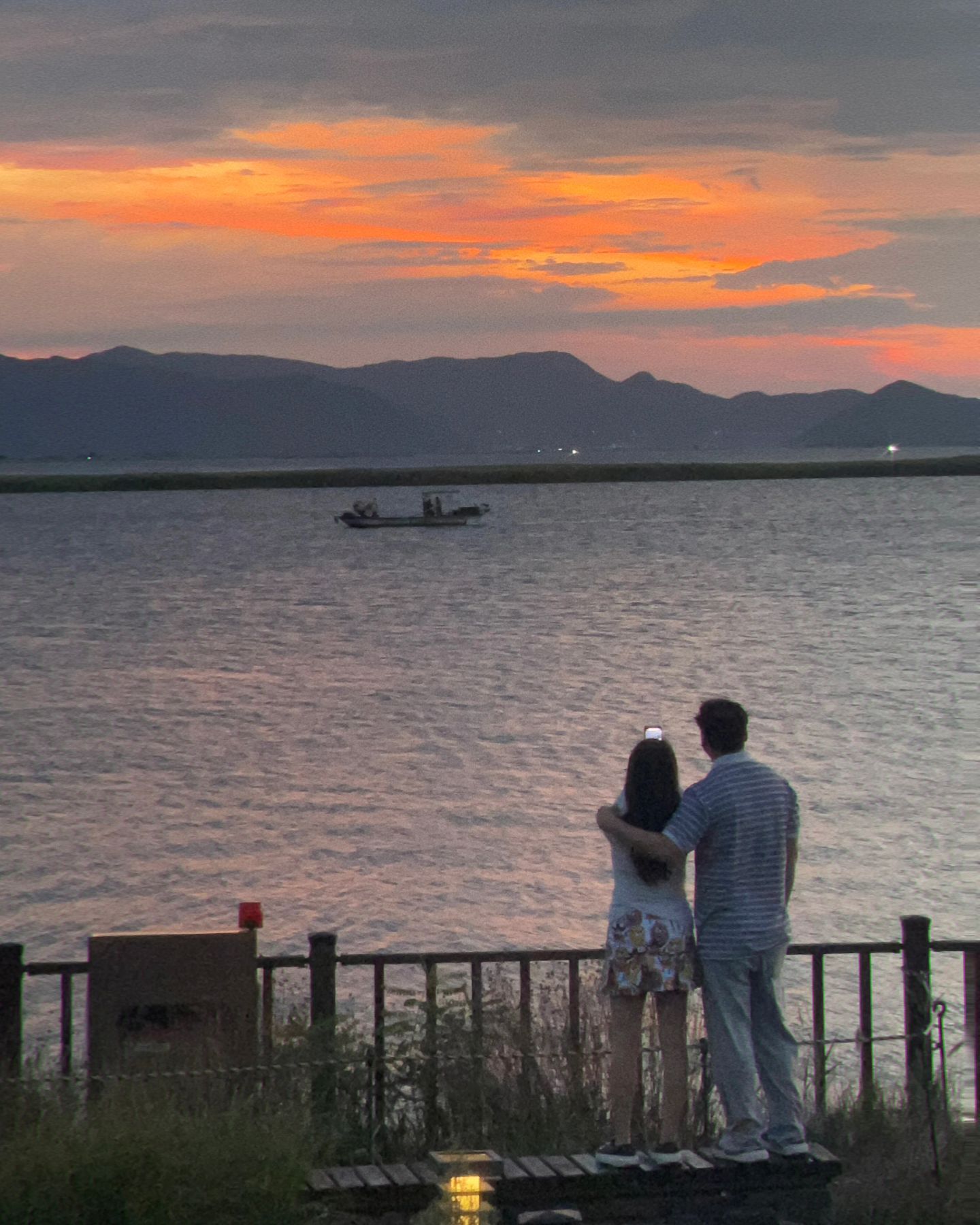 #today
#sunset
#together 
#hiswork