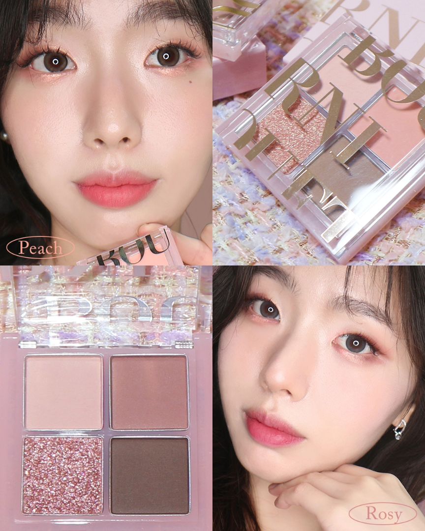 #협찬
세상에 부케가르니에서 #섀도우팔레트 가 나오다니
제 눈을 의심했잖아요..🙊🩷💐

가성비 갑 뿐만 아니라 퀄리티도 갑이어서 놀랐던
#부케가르니 #무드블렌딩아이섀도우팔레트 2종!!✌️

저 발색 나오는듯 마는듯한 섀도우 정말 극혐하는데
#부케가르니섀도우 는 정말 부드~럽게 밀착되면서
발색이 보이는대로 선명하게 나와서 넘 맘에 들쟈나요🥰
부들부들하면서 뭉침없이 레이어링 되는 고밀착 텍스처라
프라이머 없이도 크리즈 현상 없이 눈가에 딱붙 되더라구요👀

특히 습식 #글리터 가 진짜 와따입니다!!!
퍼석퍼석 펄 날리는 글리터 진짜 바르기 불편한데
요건 쫜득하게 착 붙으면서 촤르르~~ 영롱해서 짱 예뻐요✨️
저처럼 쫀쫀한 글리터 애정하시는 분들 많으실텐데 강츄!!🫶

🌹01호 #로지코지 는 붉붉하면서 그윽한 로즈브라운 톤,
🍑02호 #피치드리밍은 뽀용뽀송한 복숭아 솜털같은 코랄톤의 팔레트에요!!

봄이라 그런지 피치드리밍이 특히 예뿌더라구요...🧡
유행중인 #피치퍼즈 메이크업 SSAP가능입니닷🤭

4구 팔레트인데 베이스 음영 컬러부터 포인트 컬러, 
글리터까지 색감 구성이 넘 좋아서
여행갈 때 가볍게 챙겨가야겠어요💨💨

bouquetgarni_official 
#bouquetgarni #eyeshadow #makeup  #아이섀도우 #섀도우추천 #팔레트추천 #웜톤섀도우 #메이크업