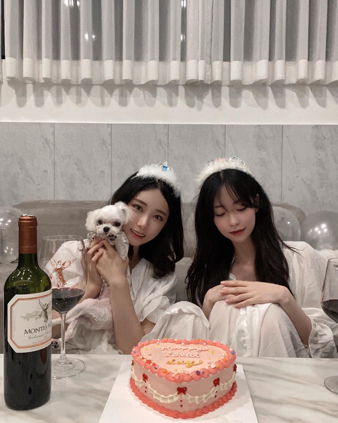 #광고 #몬테스 #몬테스챌린지 #몬테스릴레이 

멀리서 온 친구랑 미리 생일 파티했어요 ! 🥳
생일파티엔 와인이 빠질 수 없는 만큼
몬테스 와인과 함께 (*´꒳`*)

부드럽고 우아항 맛과 밸런스 좋은
몬테스 알파 카버네 소비뇽 맛도 좋구
분위기도 좋구..🤍

*경고: 알코올은 발암물질로 지나친 음주는 간암, 위암 등을 일으킵니다. 임신 중 음주는 기형아 출생 위험을 높입니다.

#당신의빛나는순간에 #천사를선물하세요 #MONTES #CELEBRATEEVERYMOMENT #싱글즈 #SINGLES #인품사 #INPUMSA #싱글즈 #SINGLES
