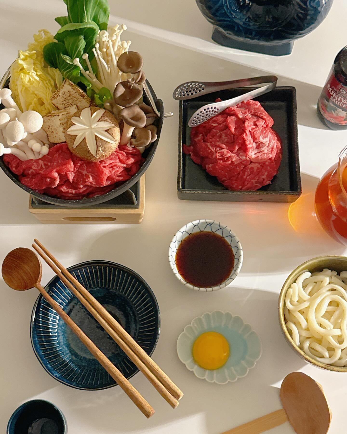 좋은 술을 선물받아 강제로 수미까야 오픈..♡

#스키야키 #스키야끼 #스키야키맛집