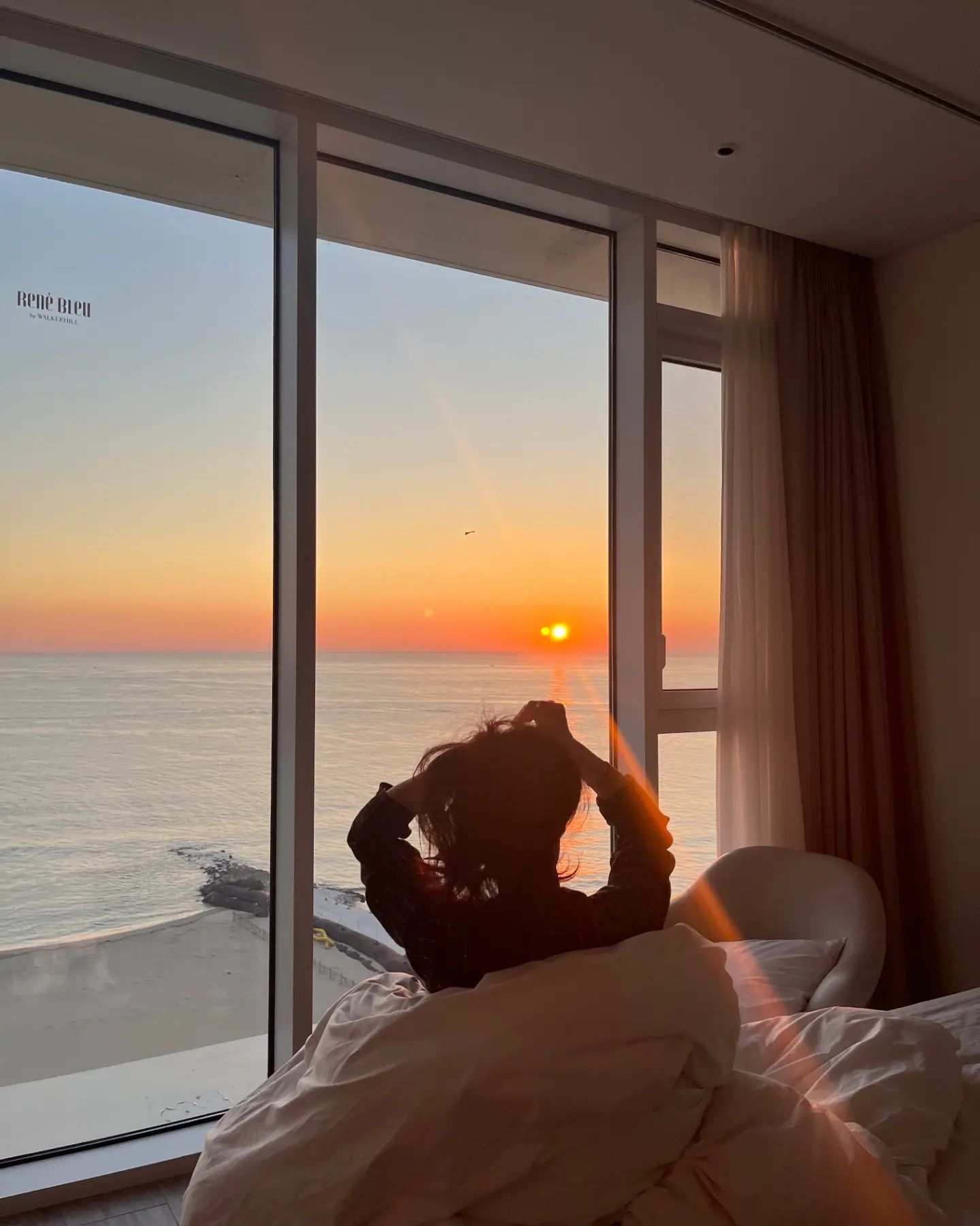 오션뷰 일몰 일출부터
바로 앞 전세낸거 같은
송지호 해변까지💕

#231120