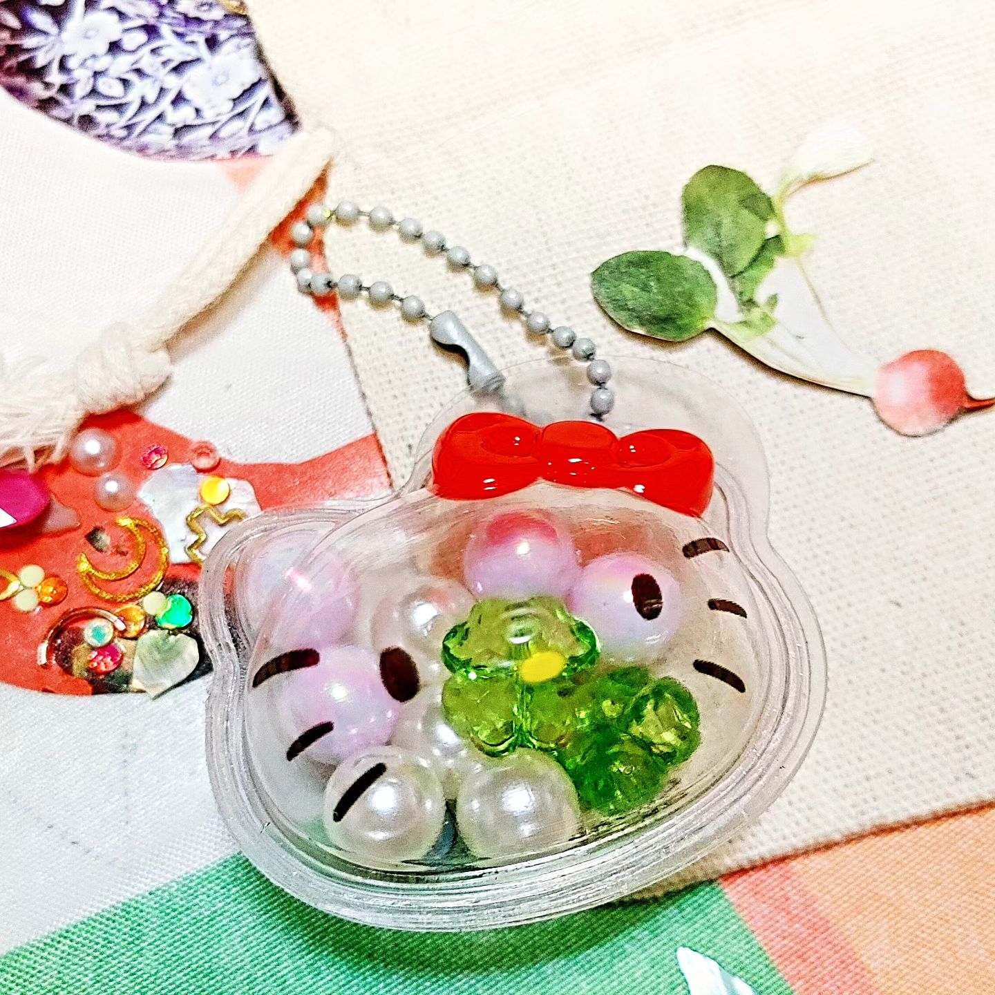 #헬로키티 #헬로키티젤리 #헬로키티키링 

맛있고예쁘다✨ #upcycling ✂️⛓️✨