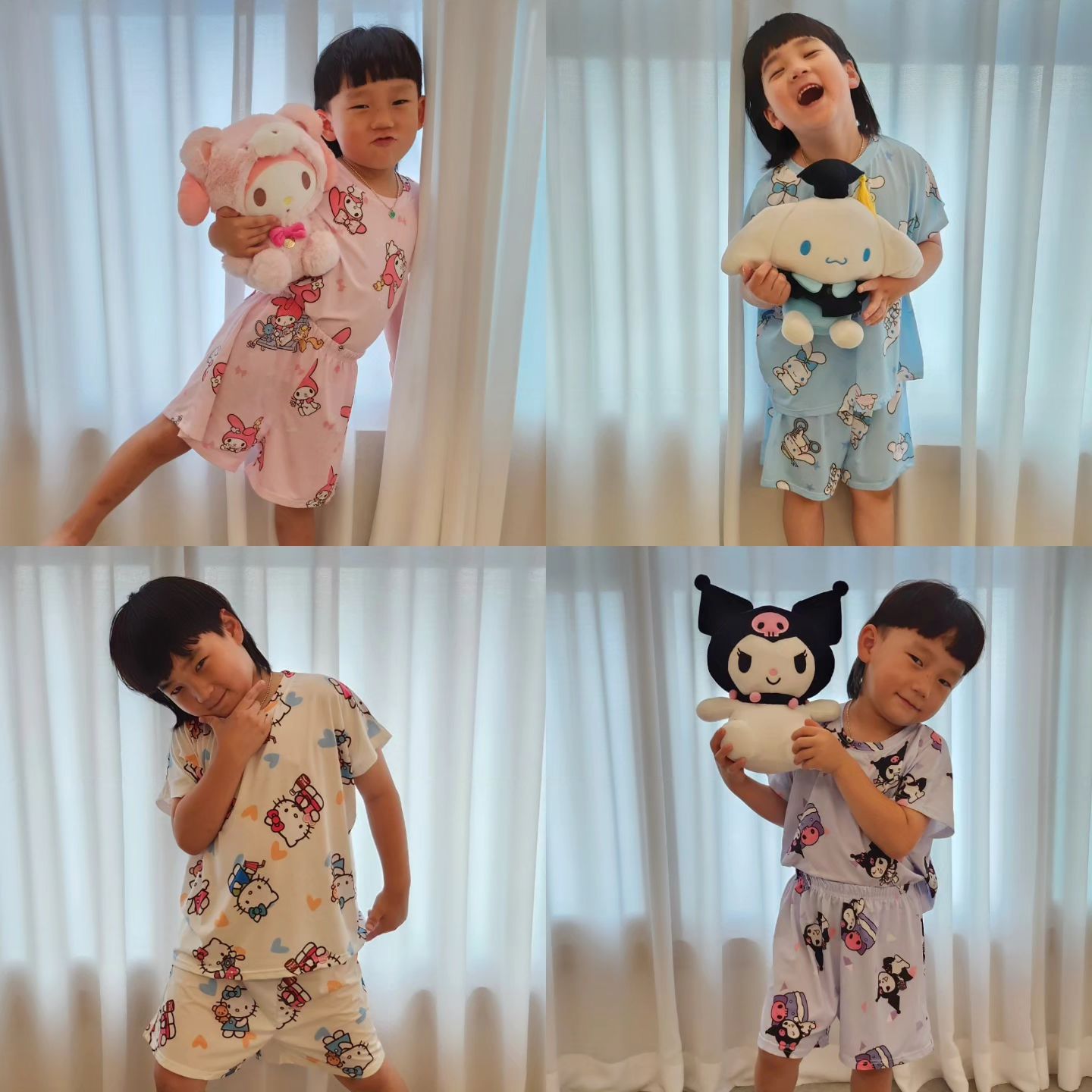 리오친구들 4가지 다 모았🙊
입혀보고 원단 너무좋아서,
이번여름 파자마는 이걸로🫶
금방 건조되서 바캉스갈때 입기도 최고일듯👍

남은수량 바로배송+특가 중이에요🛒
이준이수맘 강추템
프로필링크에서 구매하기🙋‍♀️🙋‍♂️
반팔이라 한사이즈 업하니 여유있고좋네유:)

#아이엠이디나
#홈웨어
#6세
#8세
#형제맘
#파자마파티
#바캉스준비
#육아피드