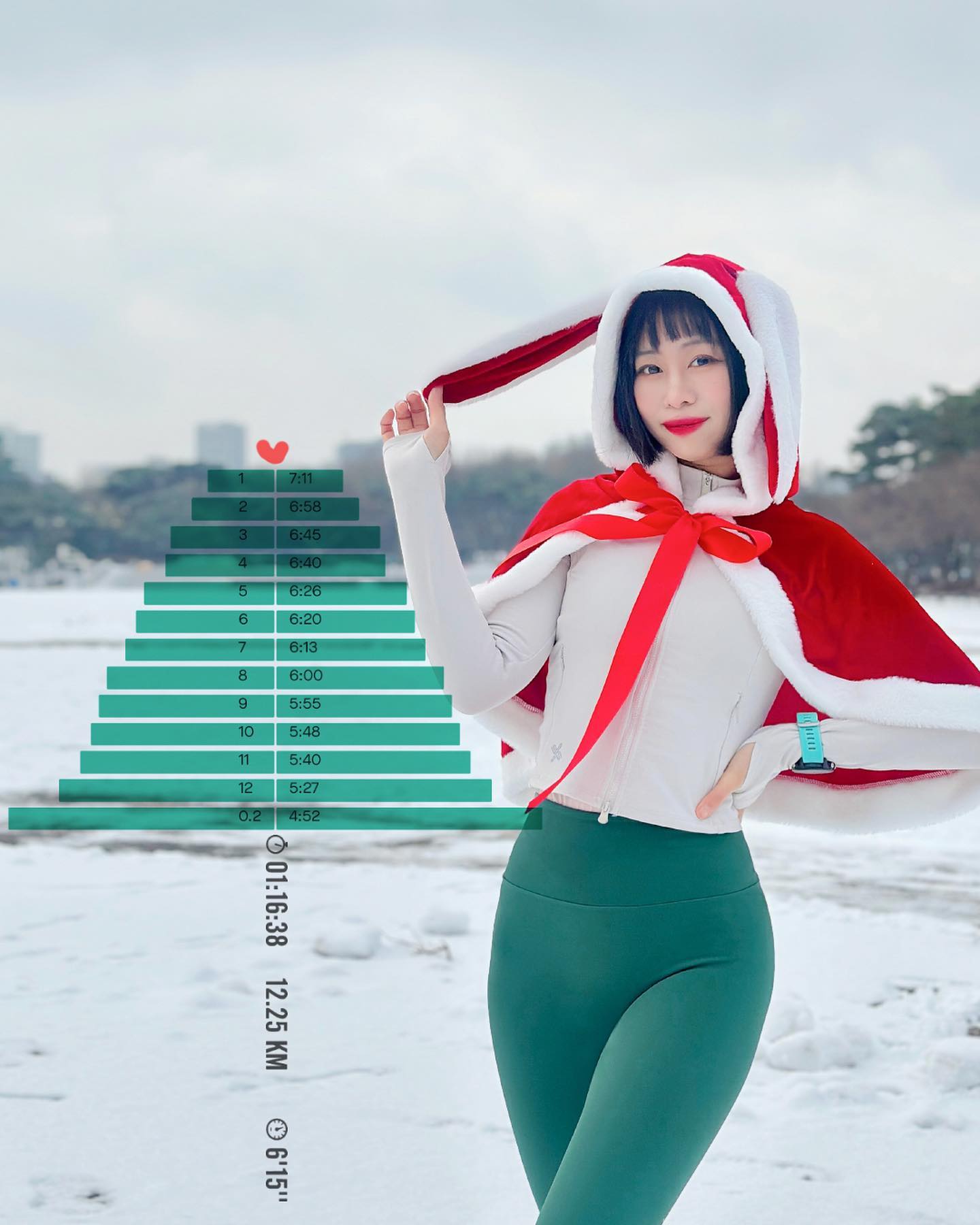 🎅🏻 #크리스마스런 #산타런 ❄️
⠀
러너의 트리는 #빌드업 트리 🎄✨
작년에는 마지막에 꺾이는 마음으로
살짝 아쉬운 모양으로 완성했는데
이번에는 clara_1016 함께 빌드업 성공❤️
⠀
나의 러닝은 겨울 마일리지가 많지 않아서 힘들당
천천히 달려줘서 고마워 찌니얌😚
⠀
🏃🏻‍♀️2023.12.25
#도도하라_러닝
#여의도공원 #러닝하라
⠀
#스트라바 + #NRC 로 만들어본 크리스마스트리🎄
내년에는 아트런으로 크리스마스를 보내야겠다♡
⠀
⠀