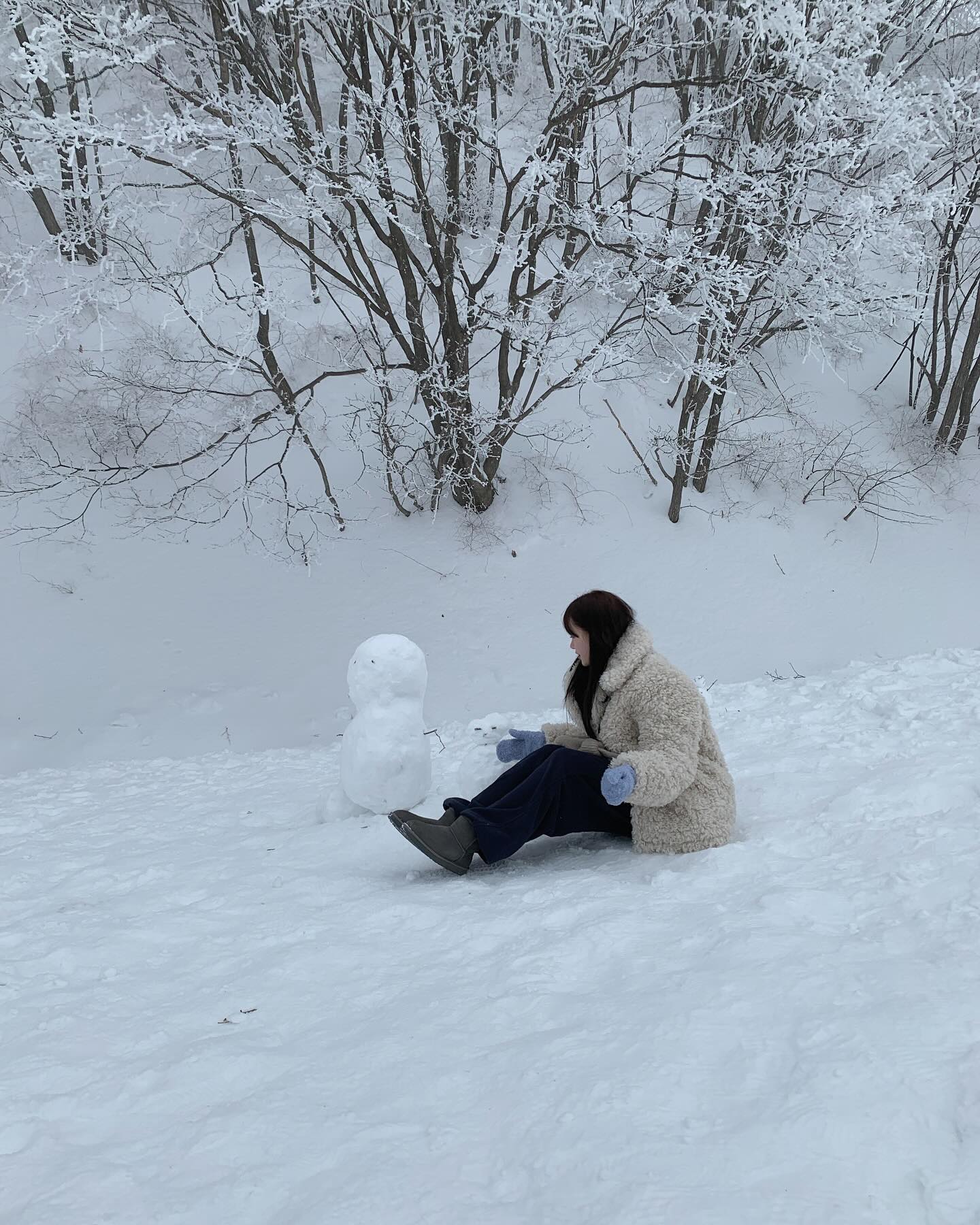 눈 원없이 보고 온 겨울 여행 ☃️..🩶
