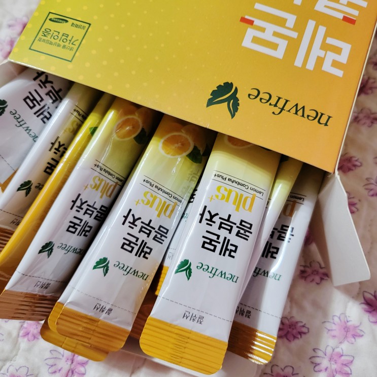 콤부차 효능 뉴프리 레몬아이스티 가격 저렴