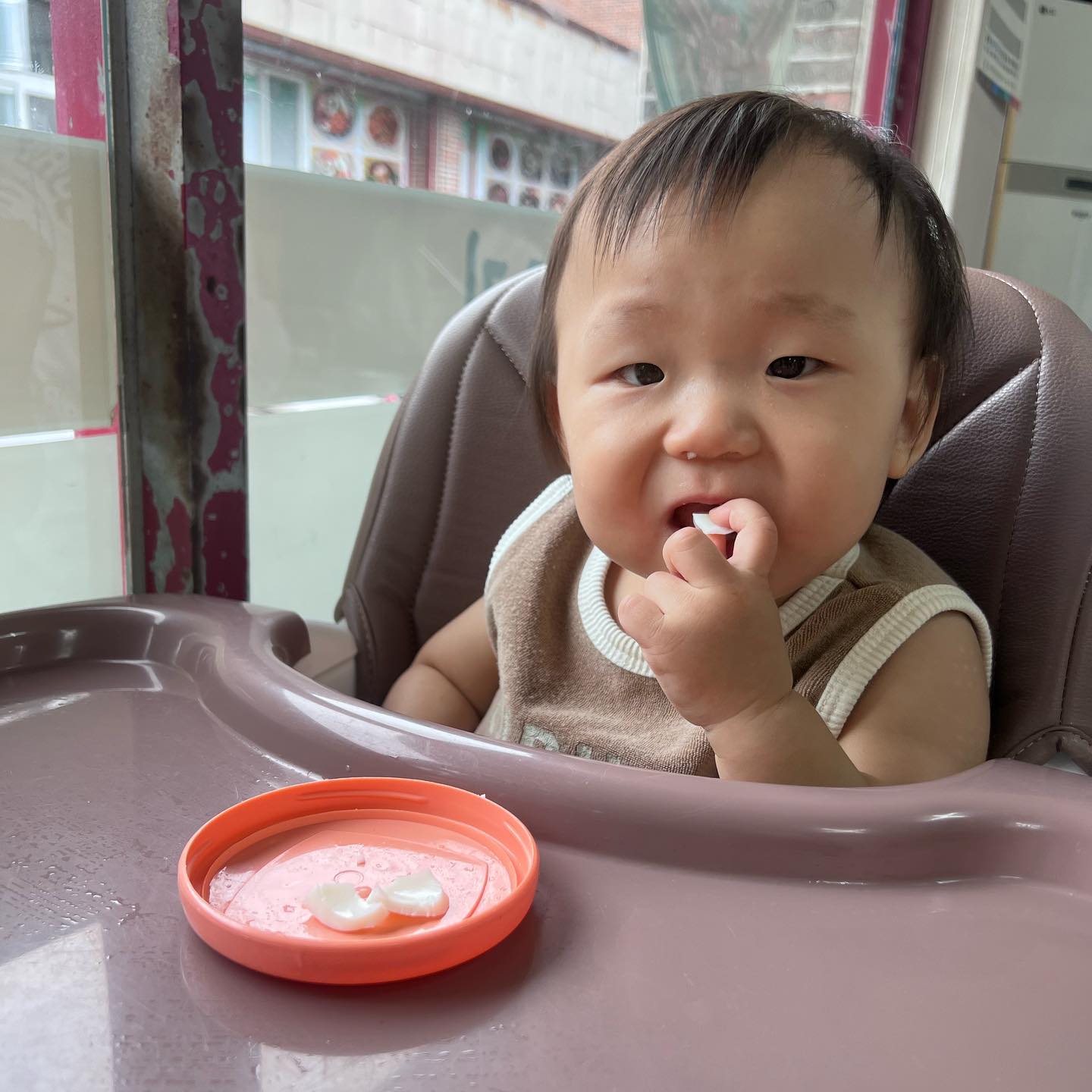 #경주단골식당 #오징어불고기
엄마빠 따라 경주 맛집 왔어요🦑
인생 처음으로 맛집 간다고
줄서서 기다렸네요!
맛집이지만, 전 먹을게 아무것도
없네요ㅋㅋㅋㅋㅋ
엄마가 싸준 도시락 반찬과
간식 냠냠했어요🩵♥️
좀만 더 크면 엄마빠랑 맛집탐방가서
저도 맛 좀 봐야겠어요👶🏻👶🏻
#아기랑갈만한곳 #경주